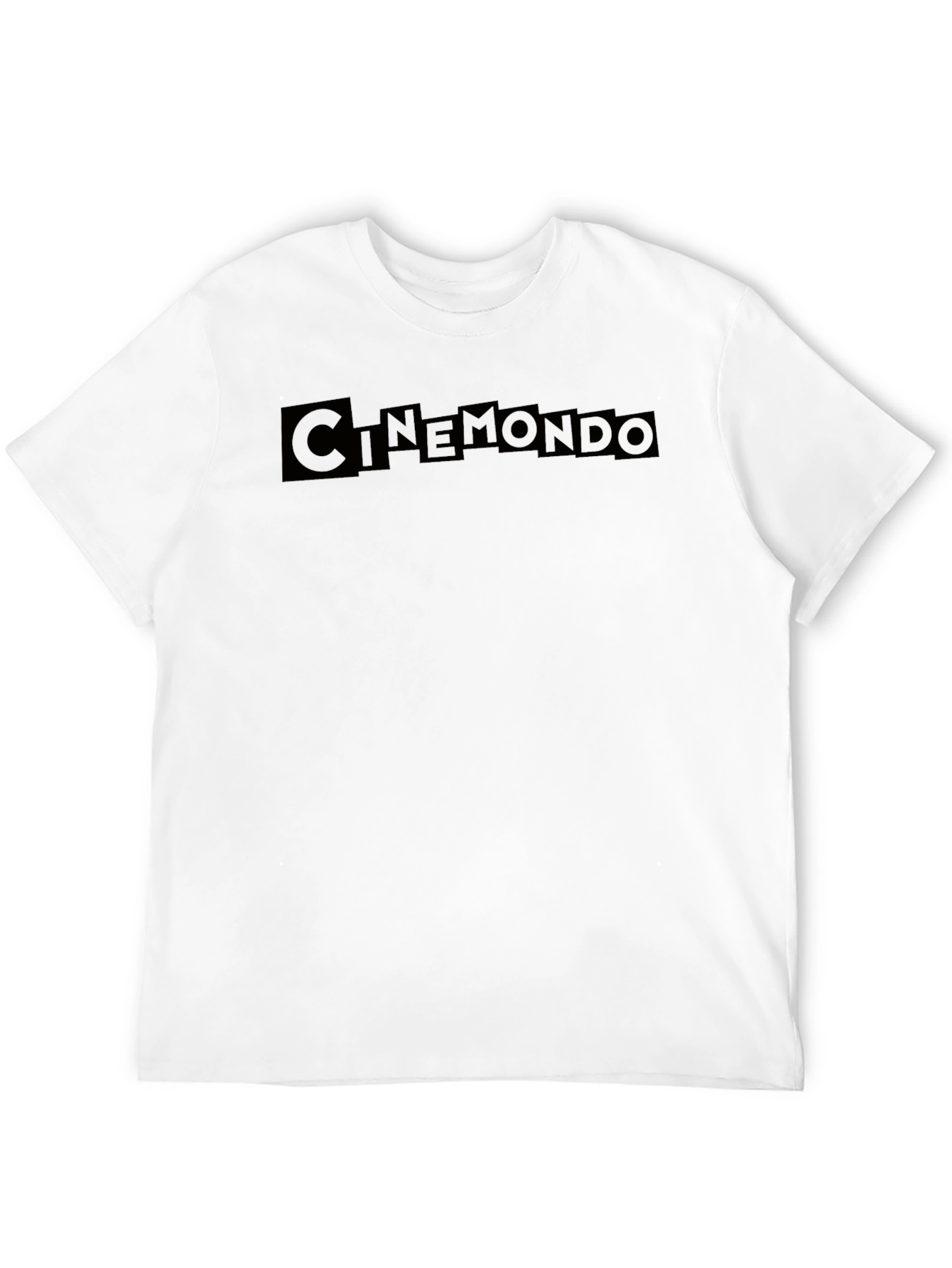 Cinemondo Black Graphic Tee - Stylish Unisex T-Shirt