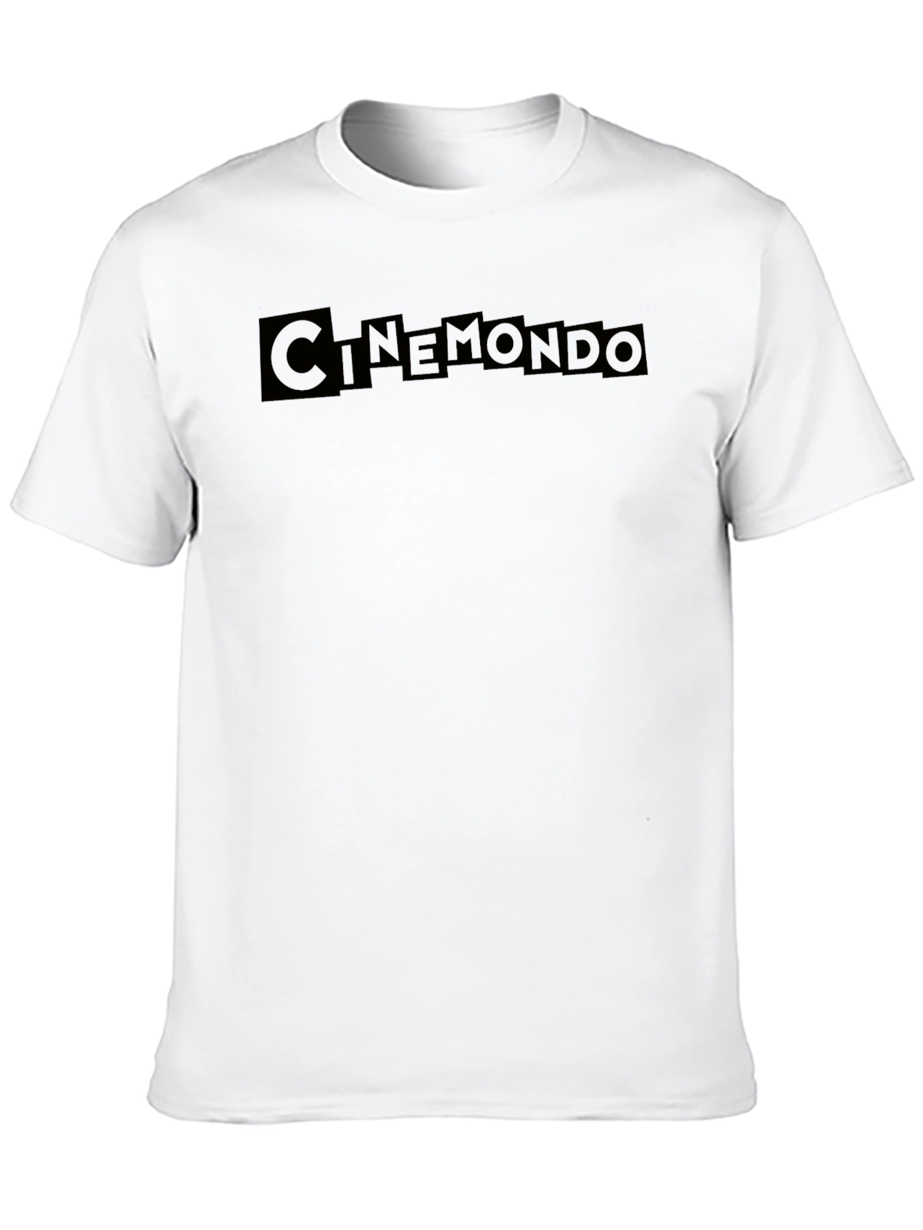 Cinemondo Black Graphic Tee - Stylish Unisex T-Shirt