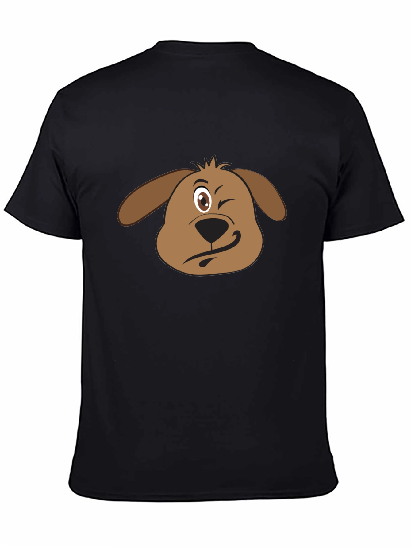 Funny Dog Winking T-Shirt - Cute Graphic Tee