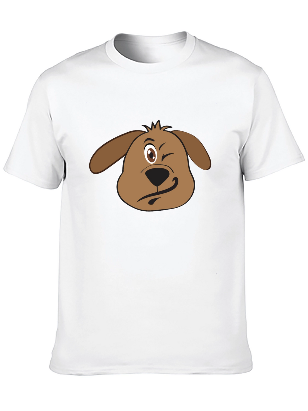Funny Dog Winking T-Shirt - Cute Graphic Tee