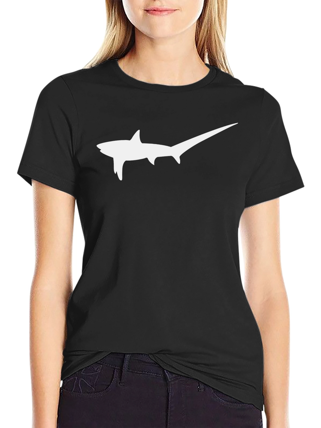 Shark Fin T-Shirt - Cool Graphic Tee