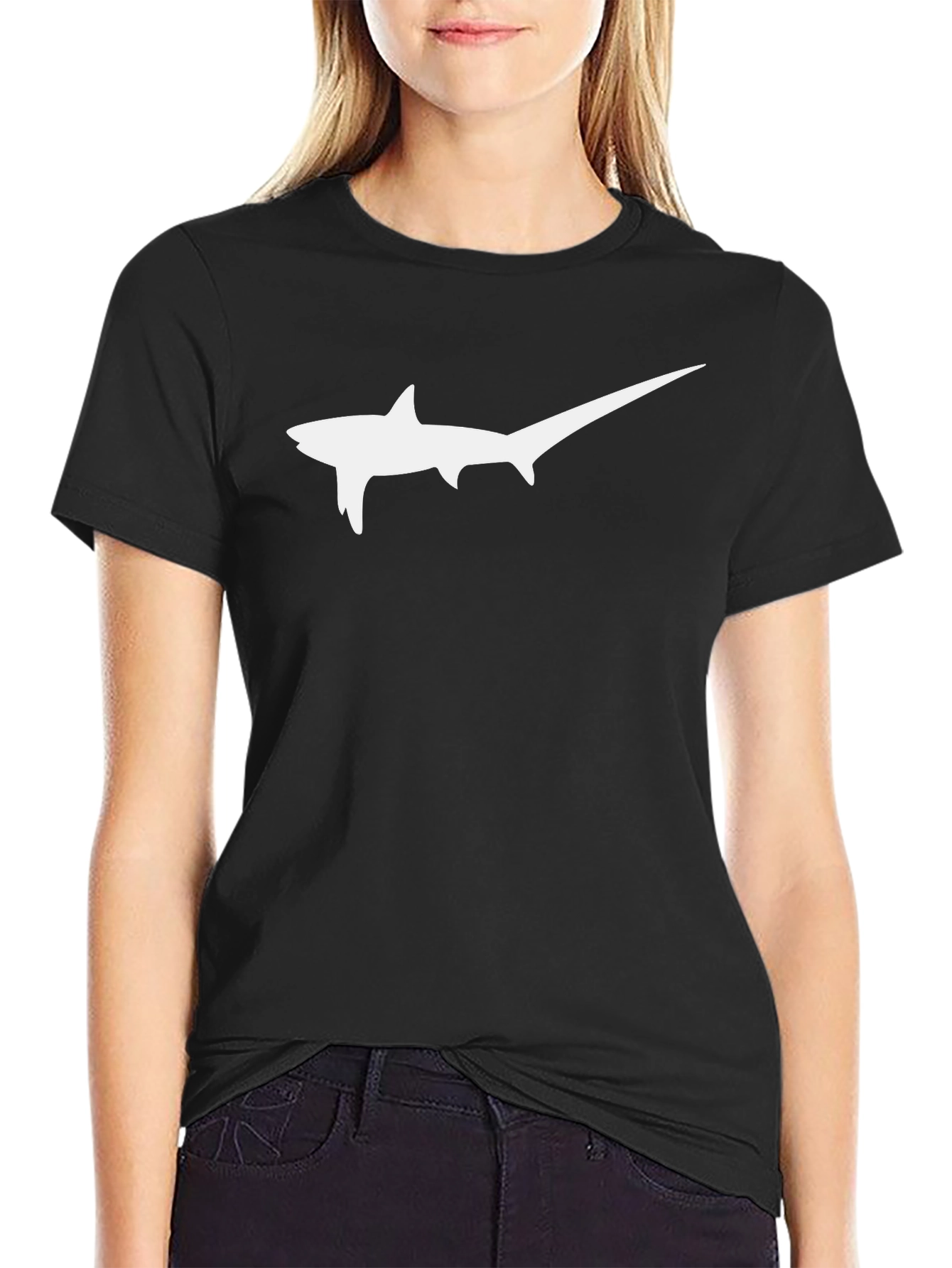 Shark Fin T-Shirt - Cool Graphic Tee