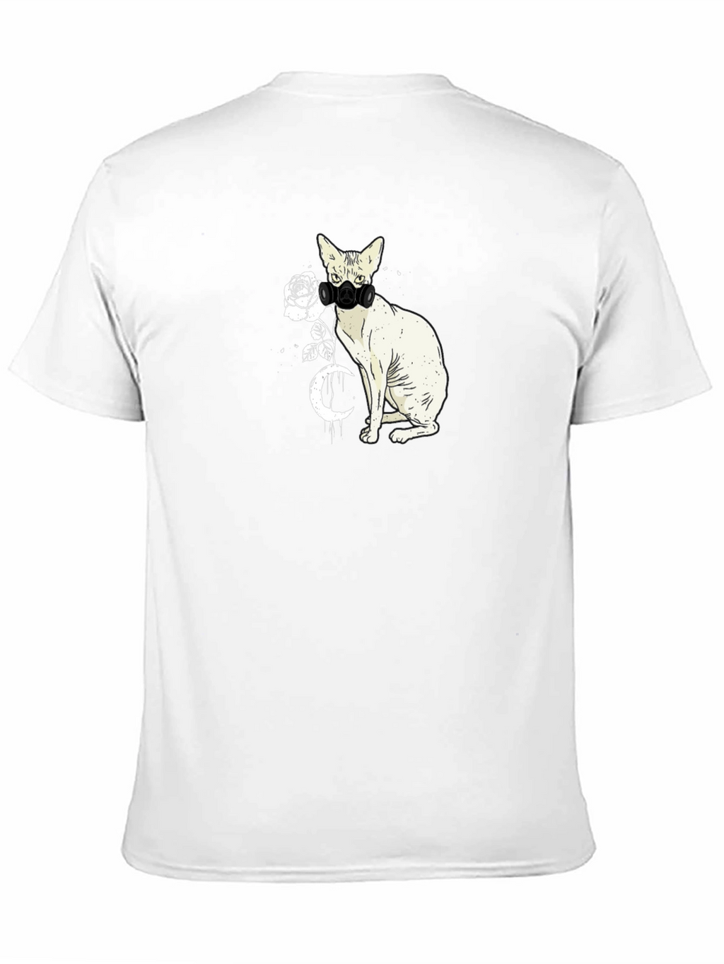 Cat with Mask Graphic T-Shirt