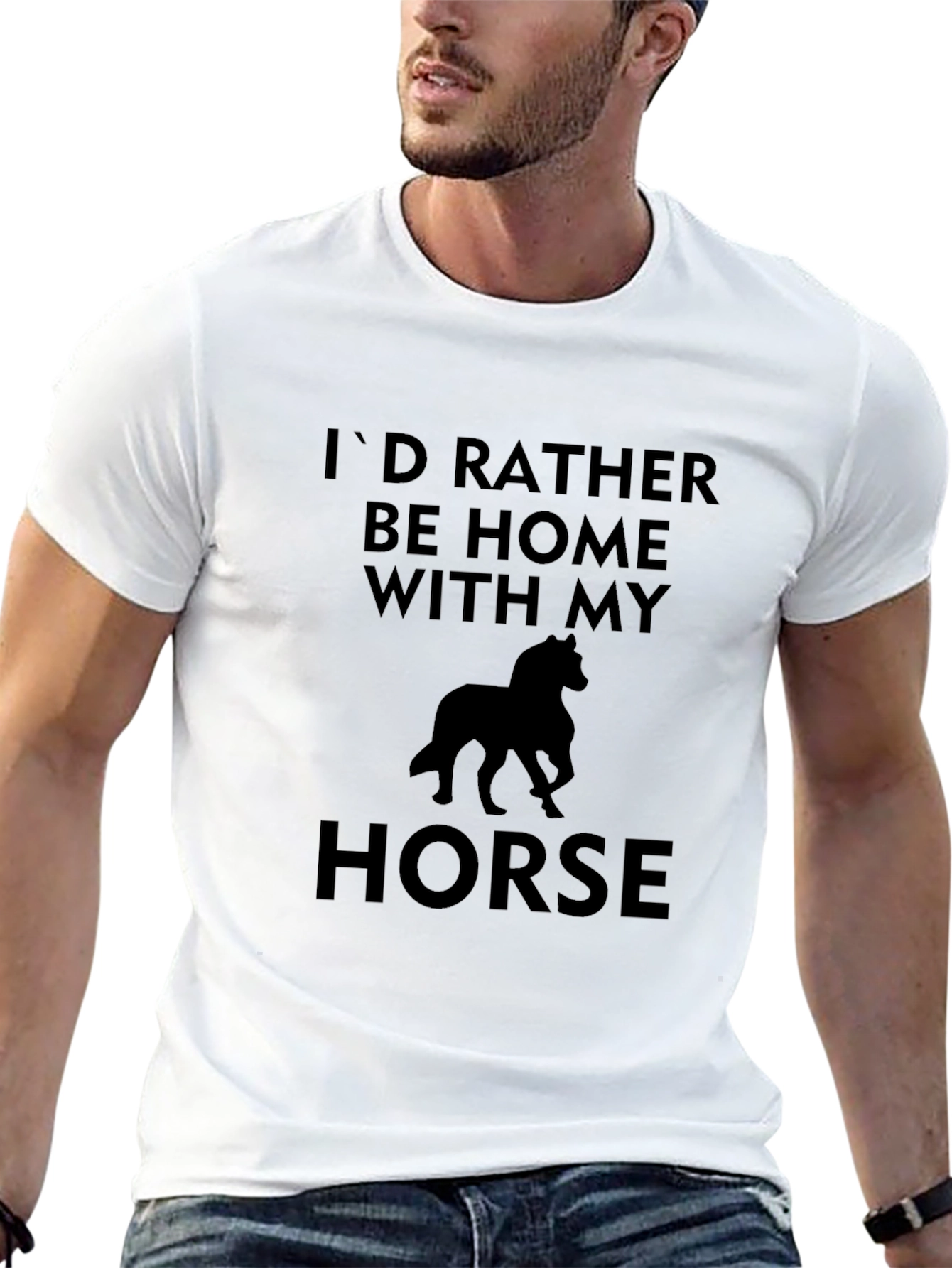 Id Rather Be Home with My Horse T-Shirt