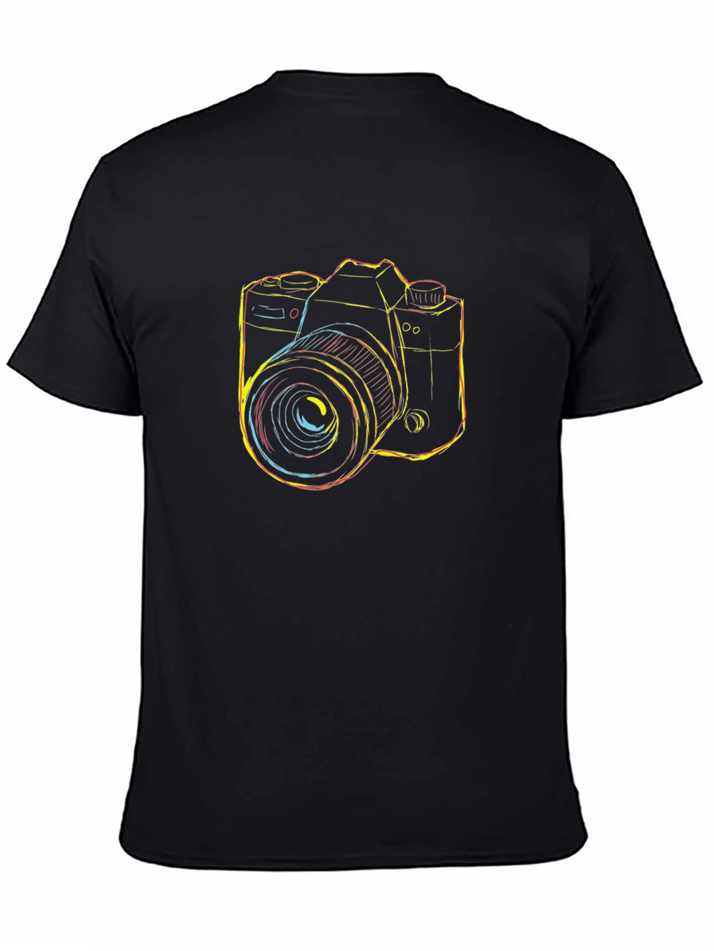 Camera Graphic Black T-Shirt