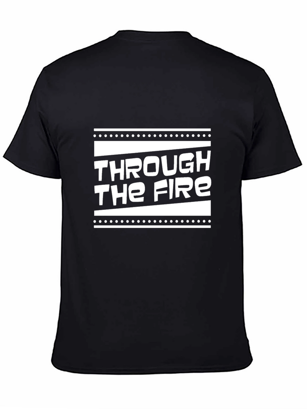 Through the Fire Graphic Tee - Black