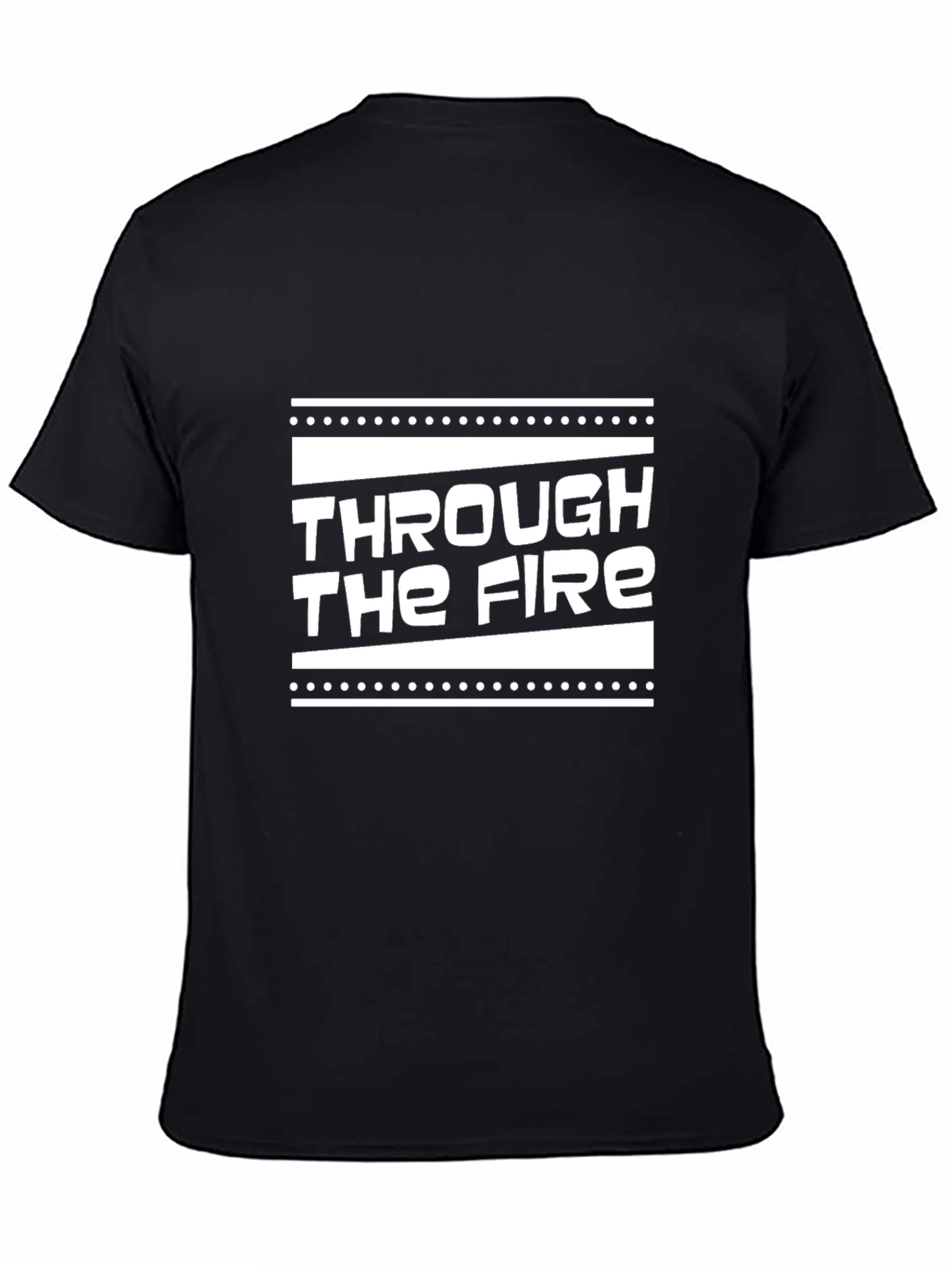 Through the Fire Graphic Tee - Black