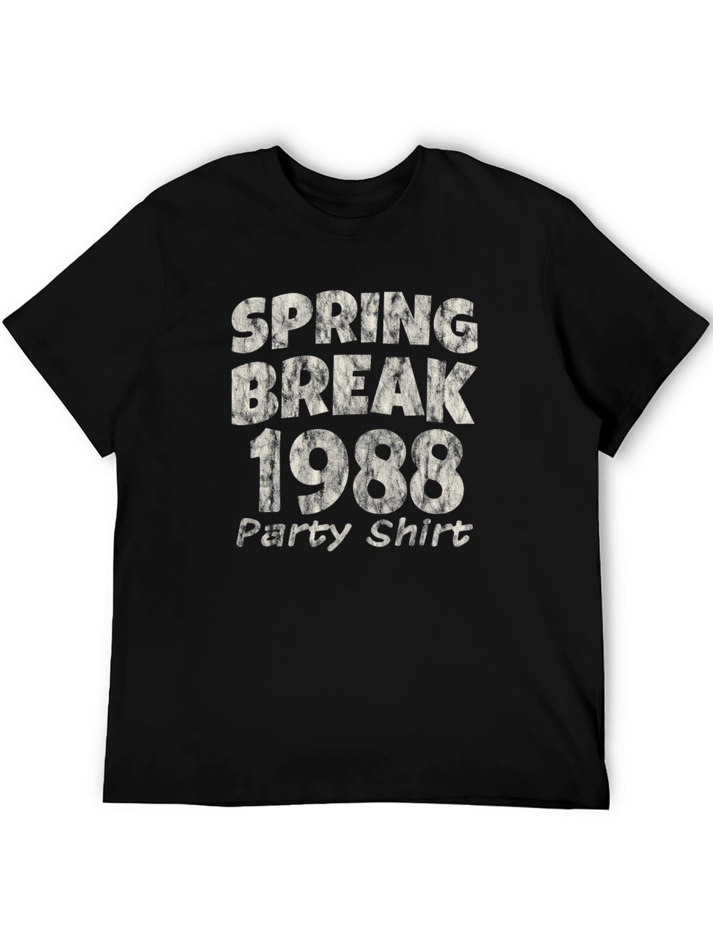 Spring Break 1988 Party Shirt - Retro Black Tee