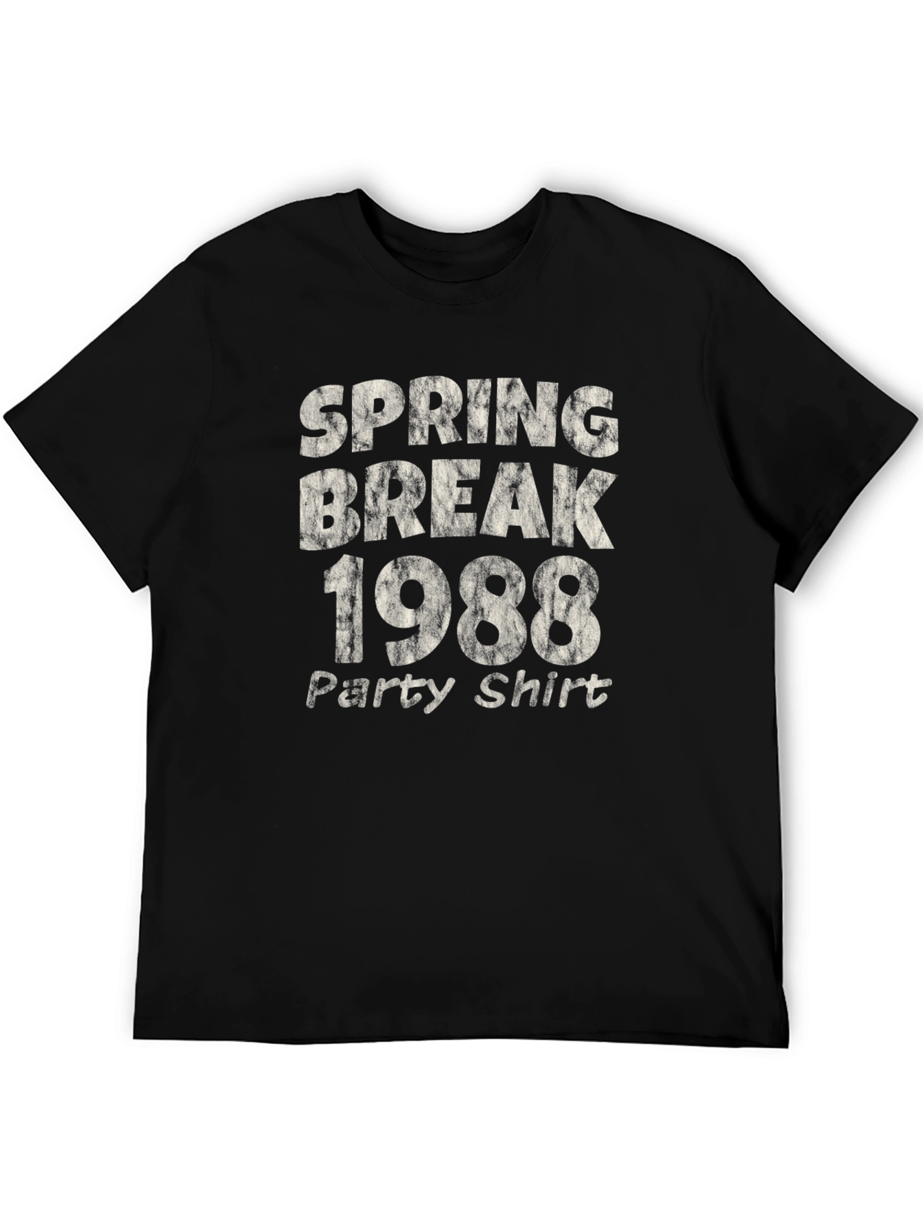 Spring Break 1988 Party Shirt - Retro Black Tee