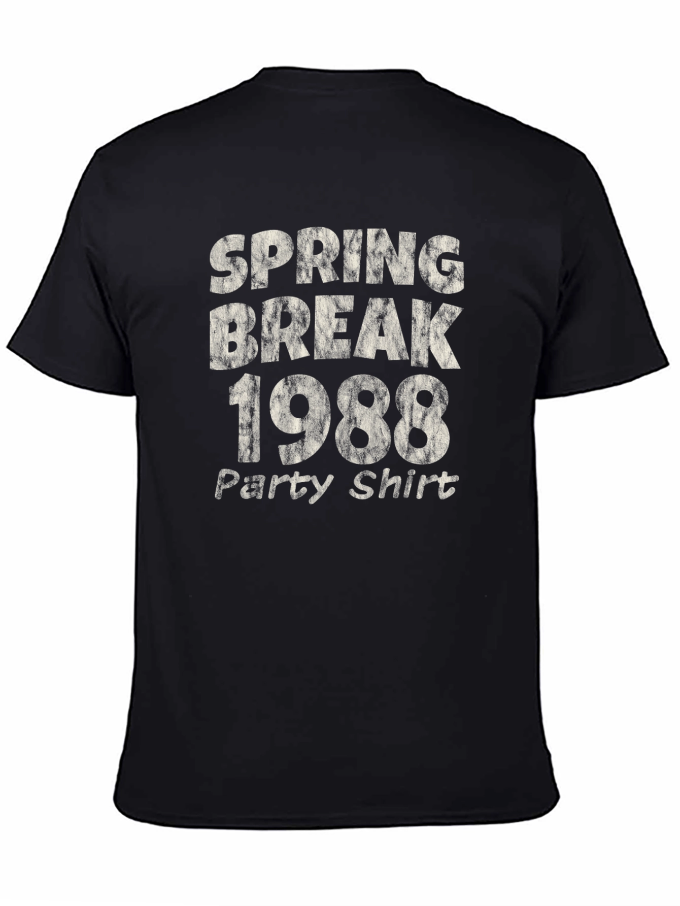 Spring Break 1988 Party Shirt - Retro Black Tee