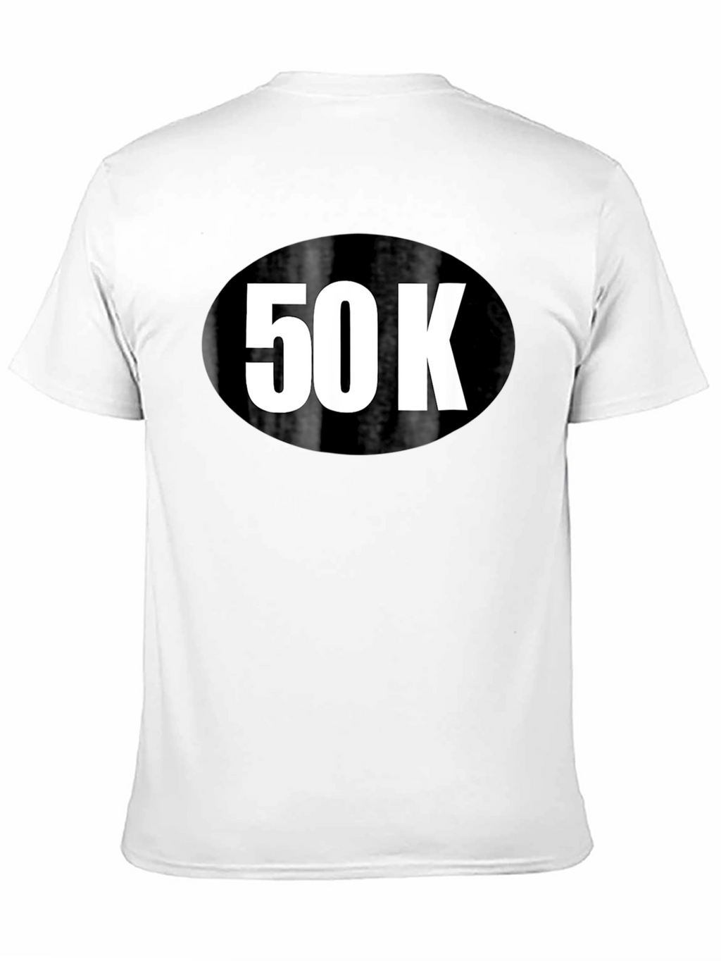 50K Run T-Shirt - Black Cotton Blend