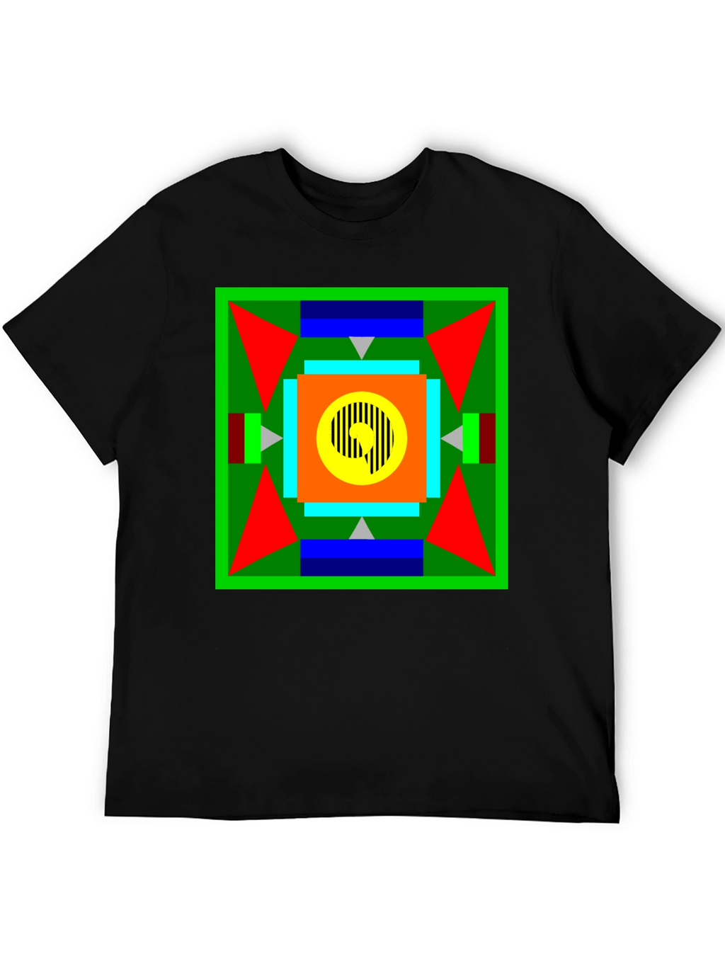Geometric Patterned T-Shirt