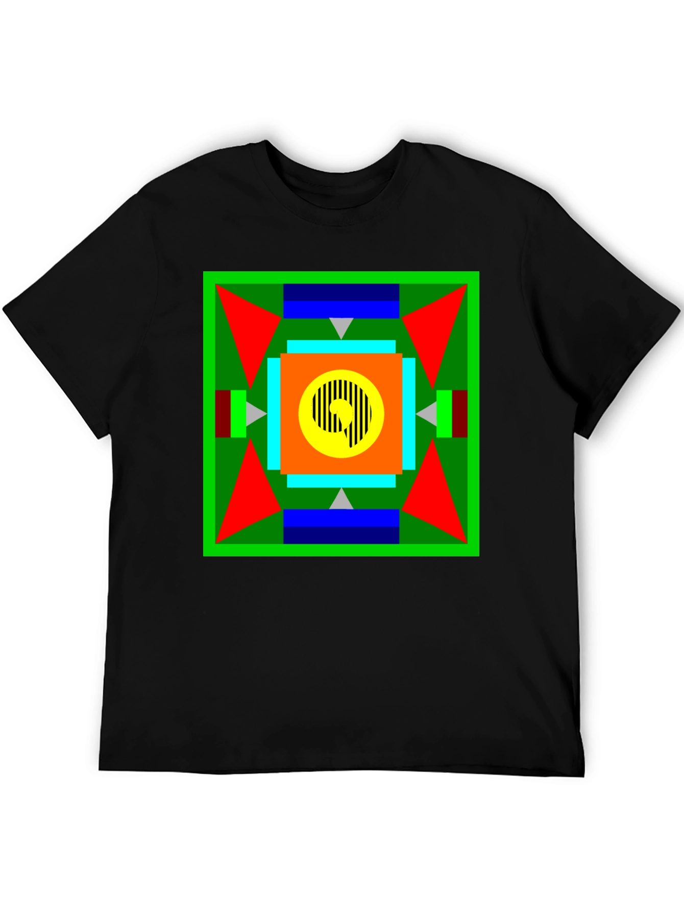 Geometric Patterned T-Shirt