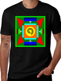 Geometric Patterned T-Shirt
