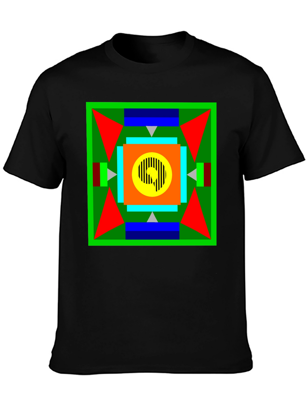 Geometric Patterned T-Shirt