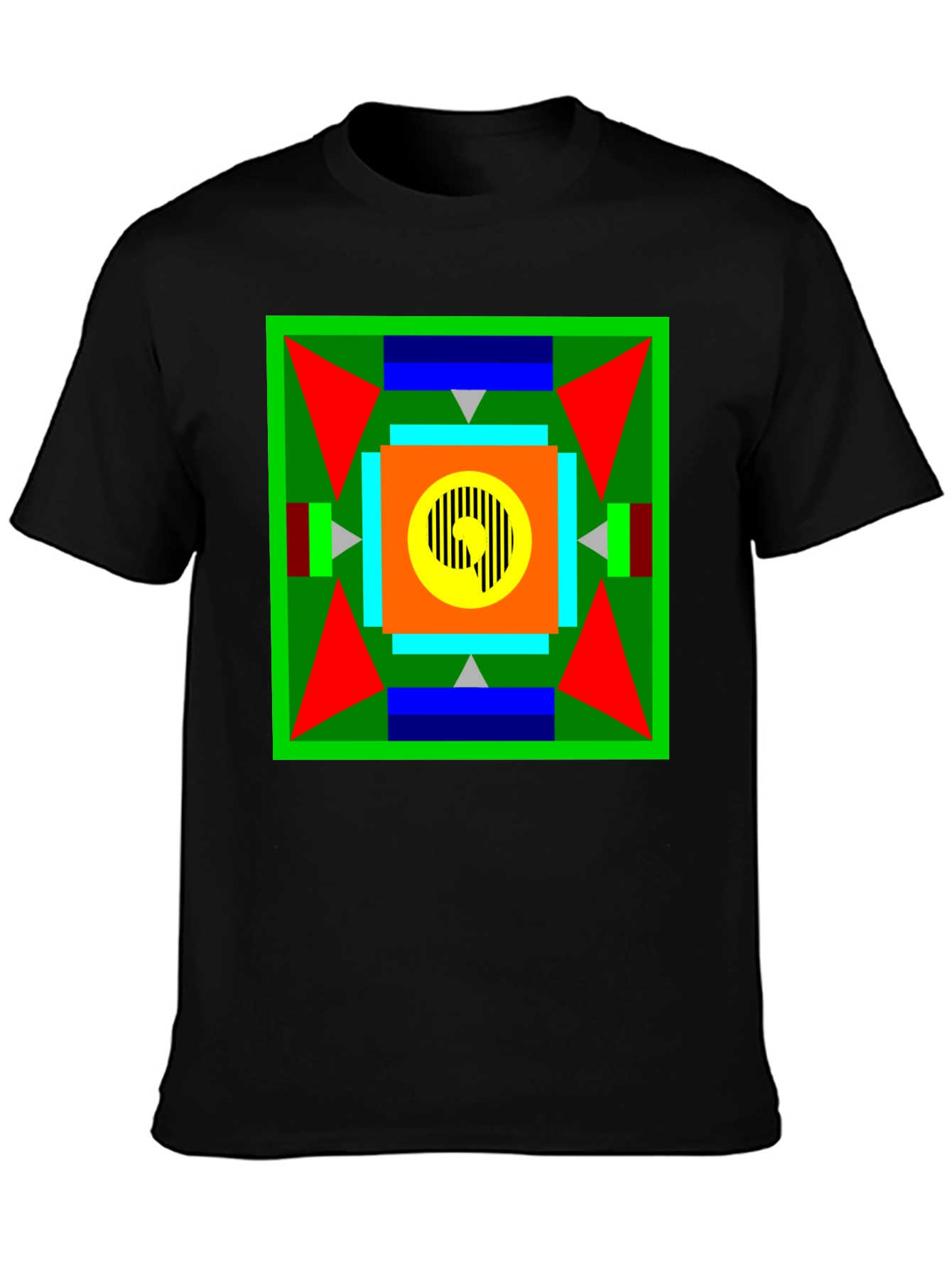 Geometric Patterned T-Shirt