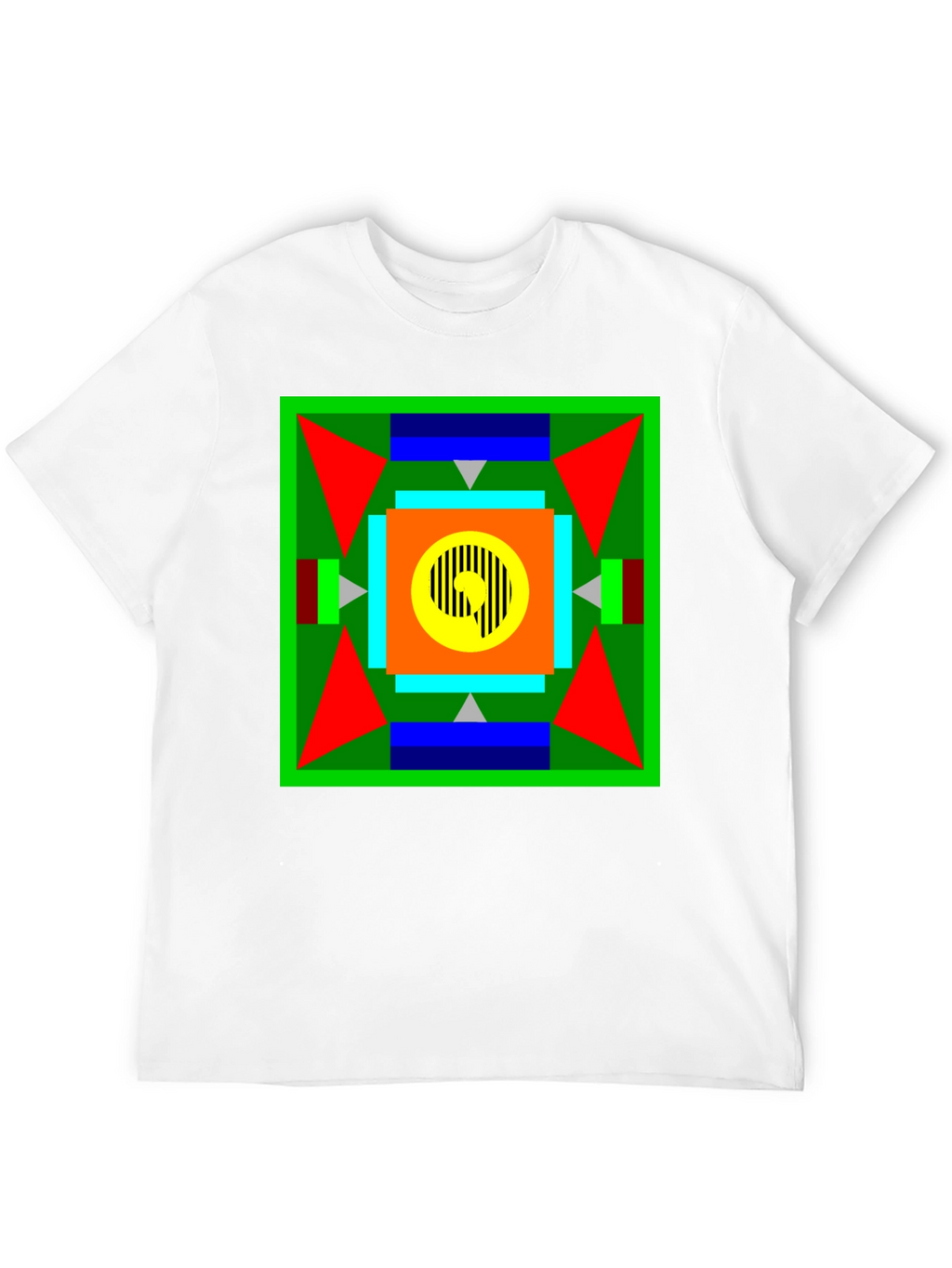 Geometric Patterned T-Shirt
