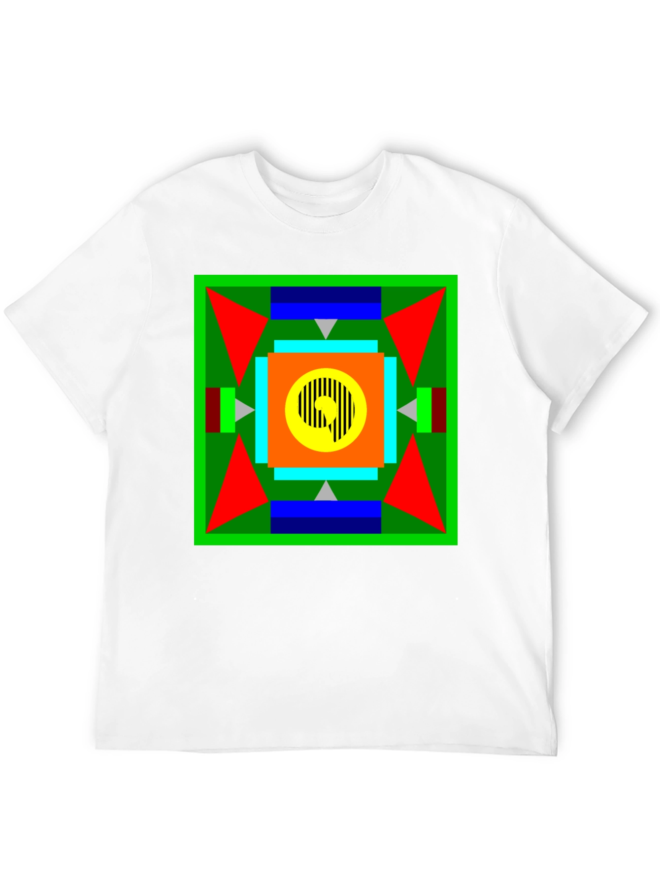 Geometric Patterned T-Shirt