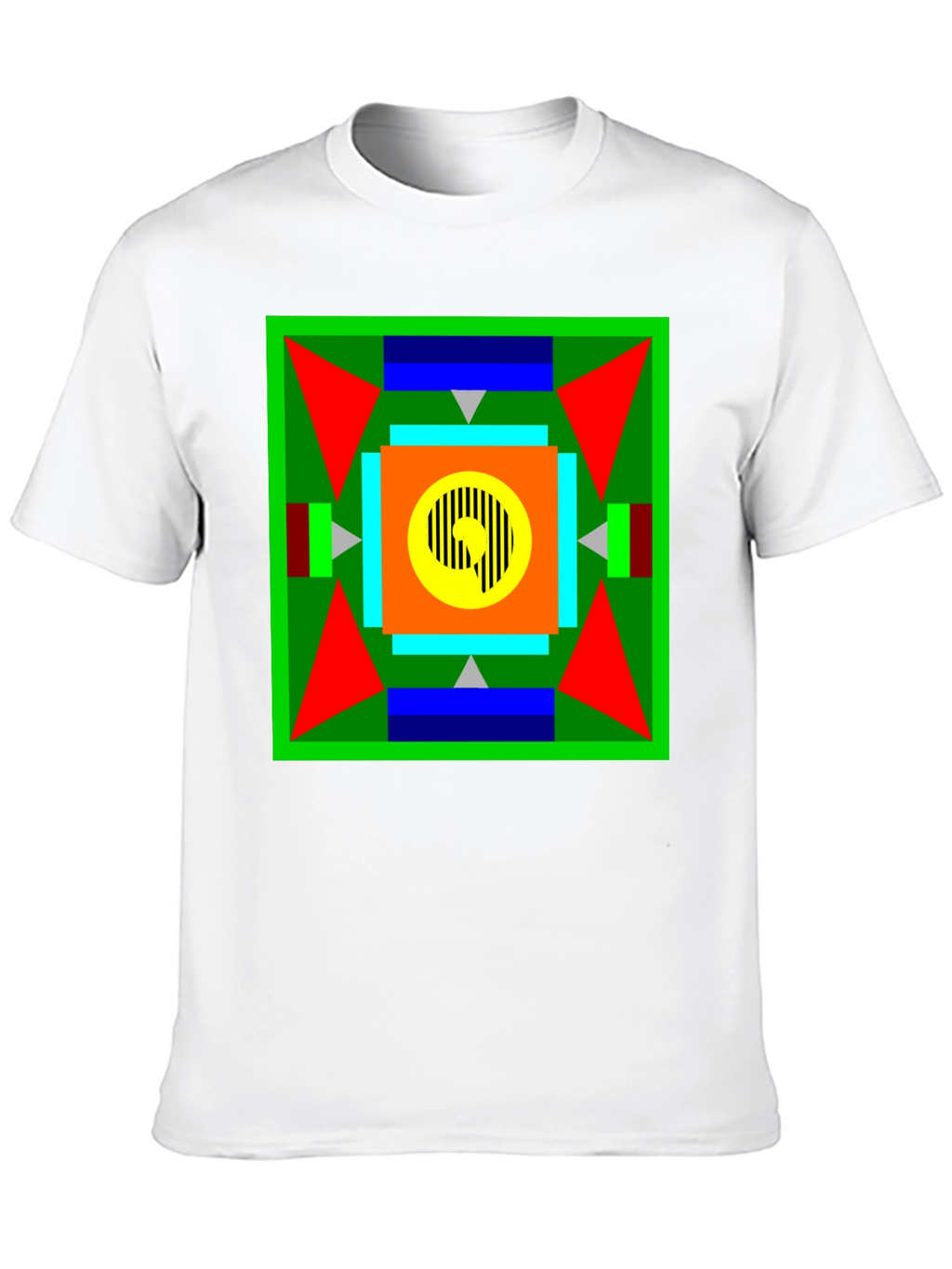 Geometric Patterned T-Shirt