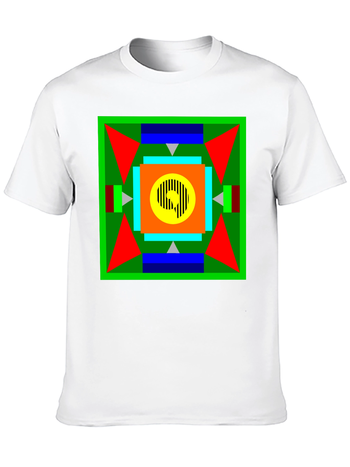Geometric Patterned T-Shirt