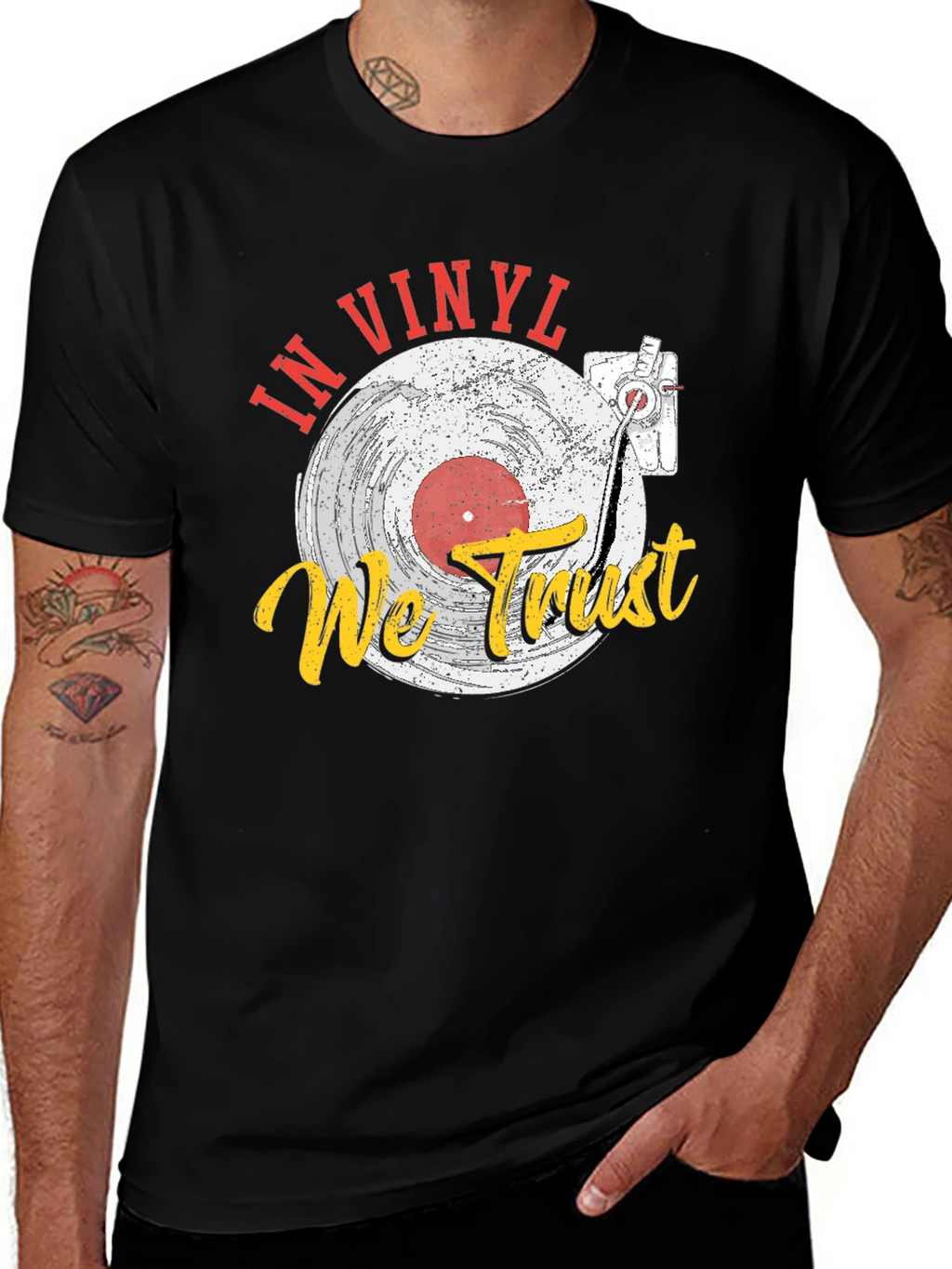 In Vinyl We Trust Graphic T-Shirt