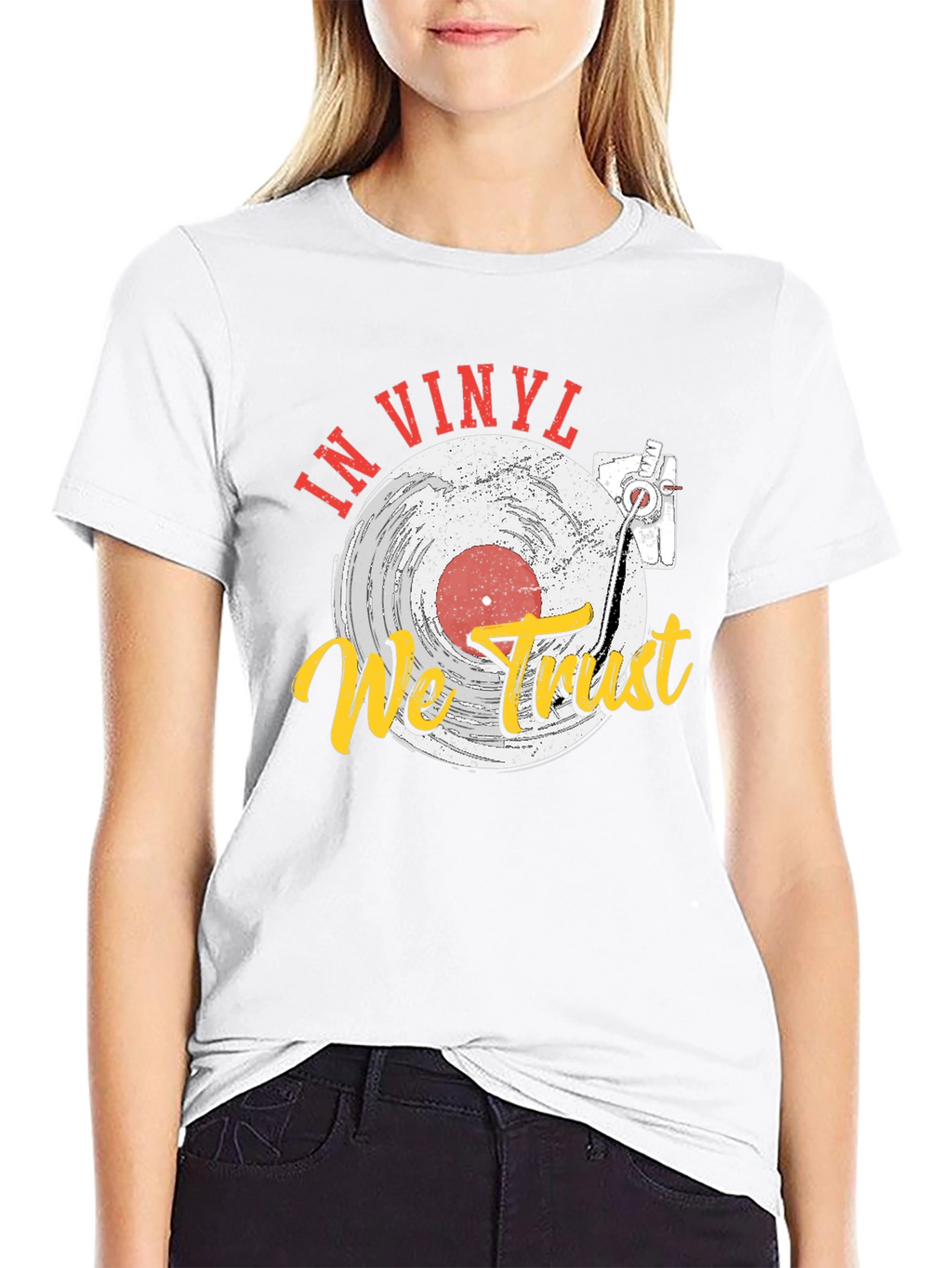 In Vinyl We Trust Graphic T-Shirt