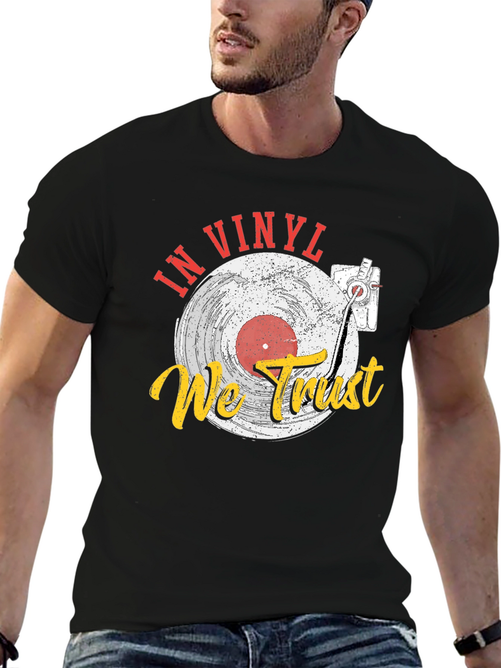 In Vinyl We Trust Graphic T-Shirt