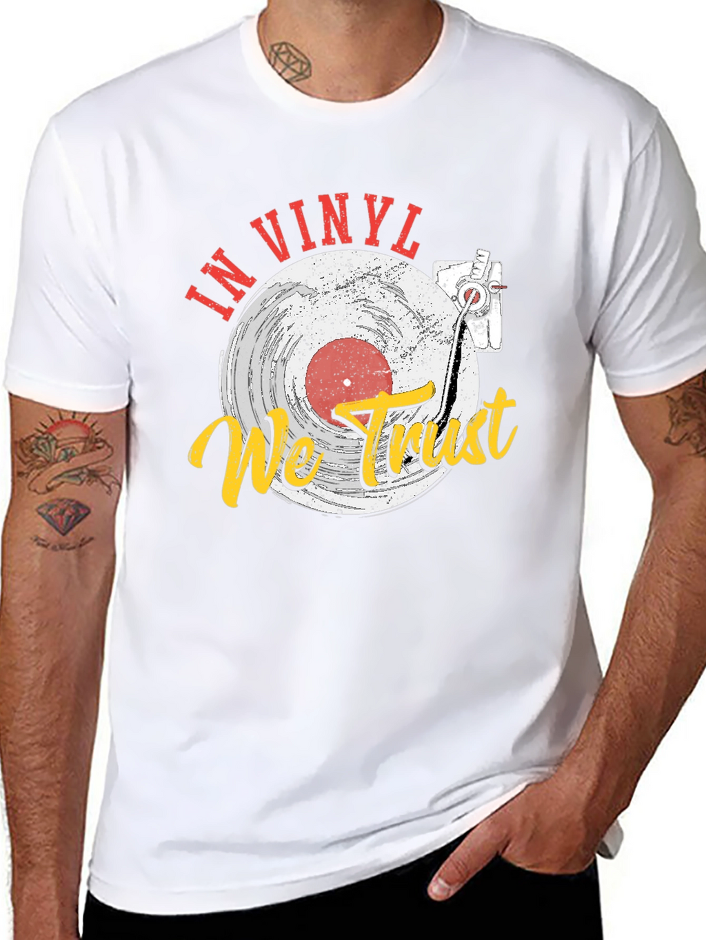 In Vinyl We Trust Graphic T-Shirt