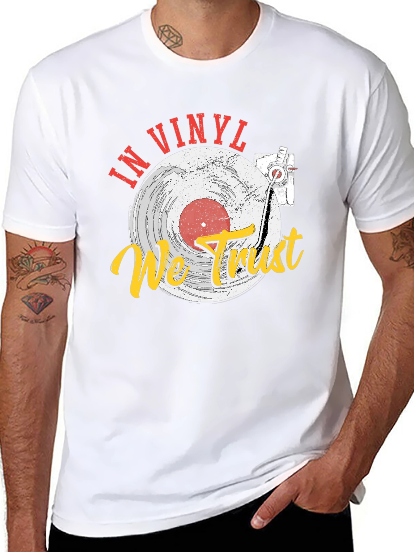 In Vinyl We Trust Graphic T-Shirt