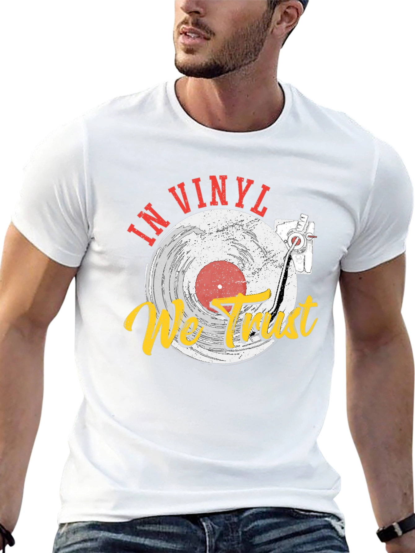 In Vinyl We Trust Graphic T-Shirt