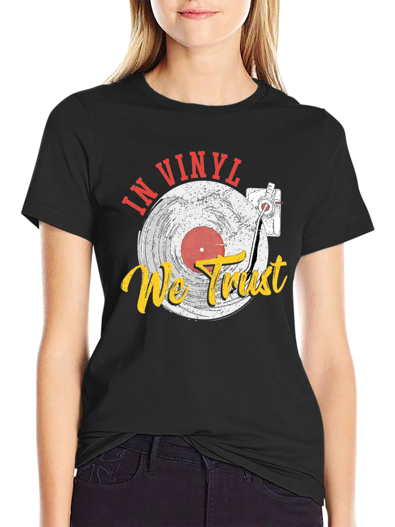 In Vinyl We Trust Graphic T-Shirt