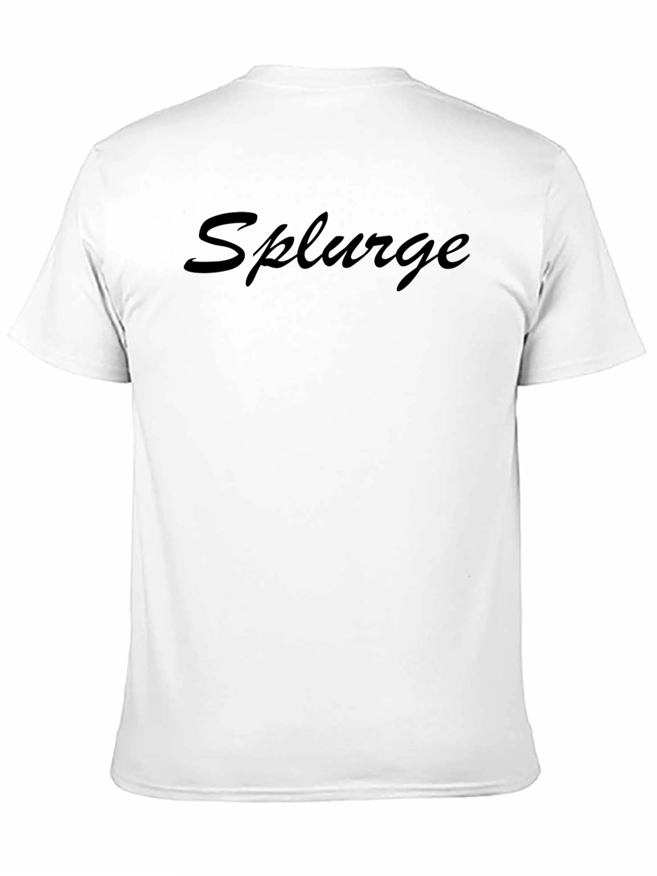 Splurge Black T-Shirt - Casual Comfort