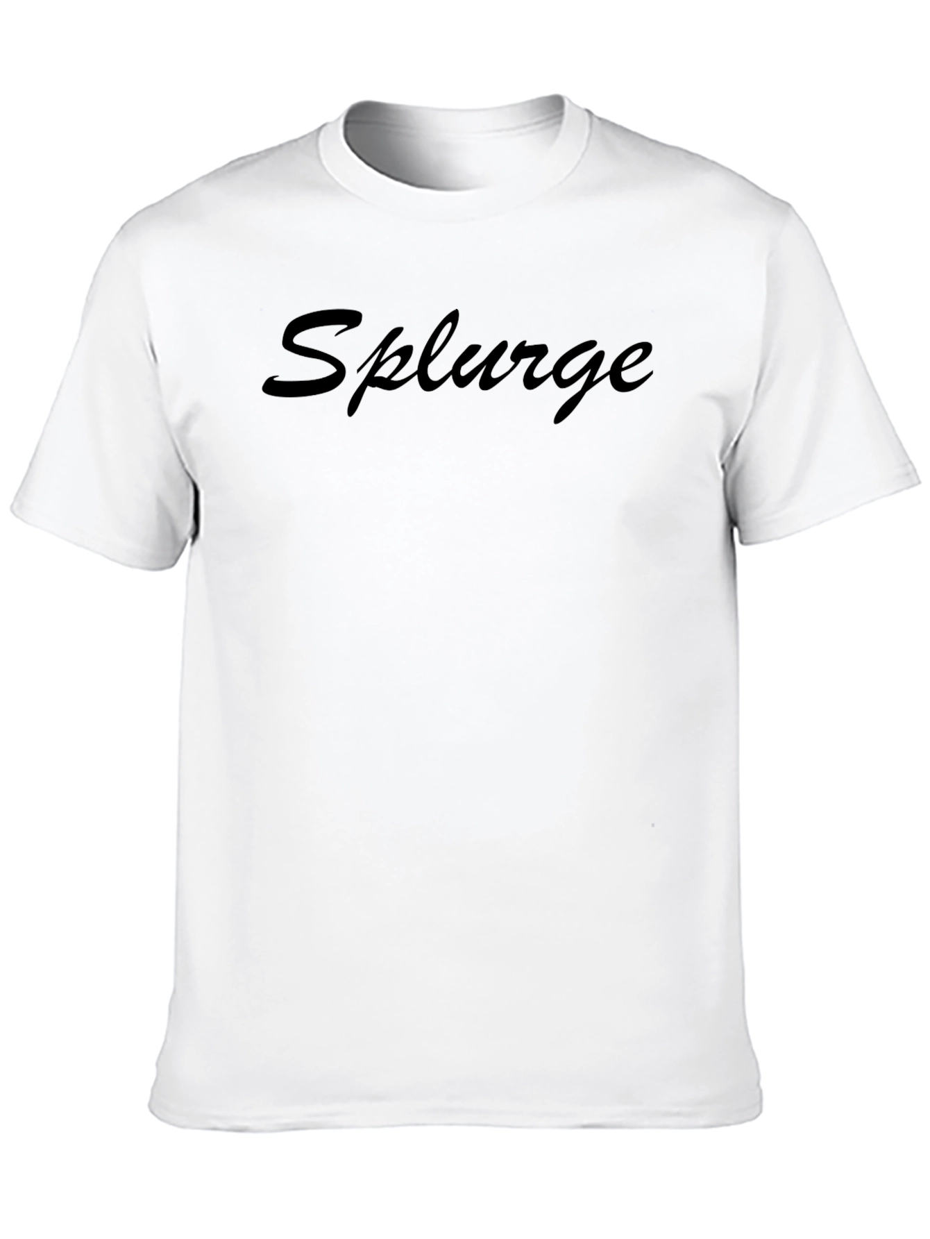 Splurge Black T-Shirt - Casual Comfort