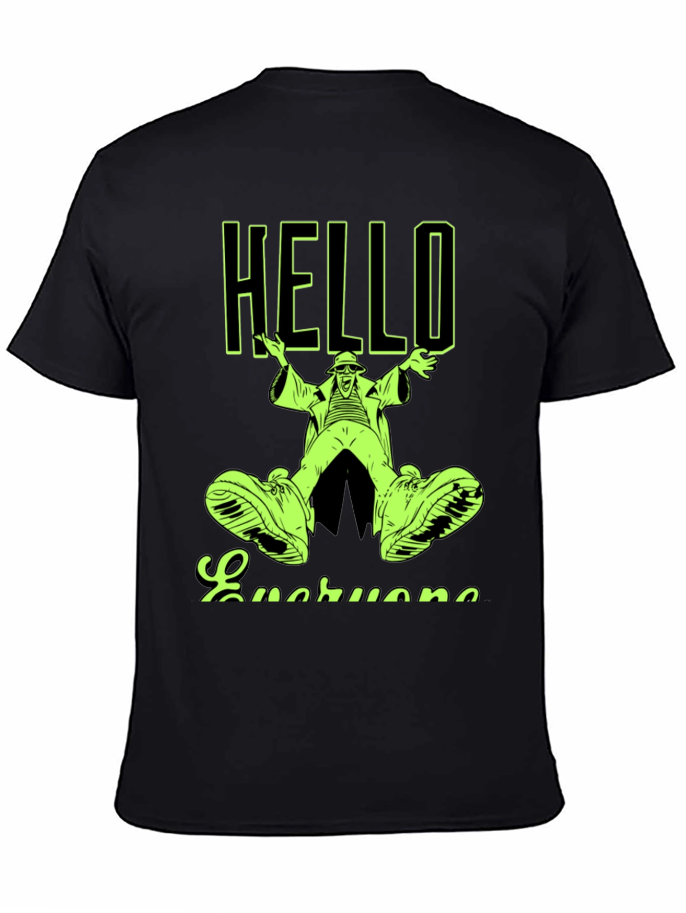 Hello Everyone Novelty Graphic T-Shirt