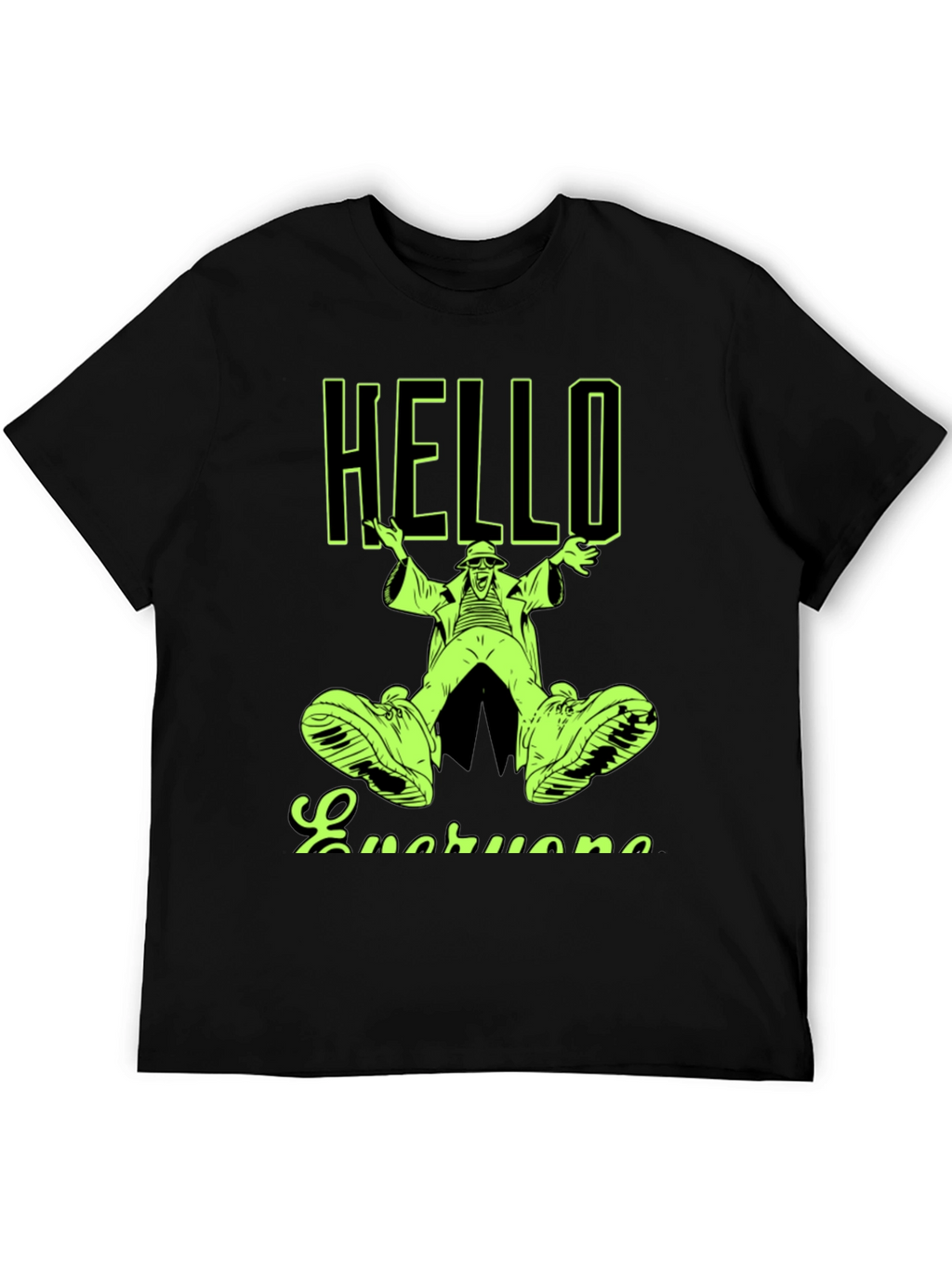 Hello Everyone Novelty Graphic T-Shirt