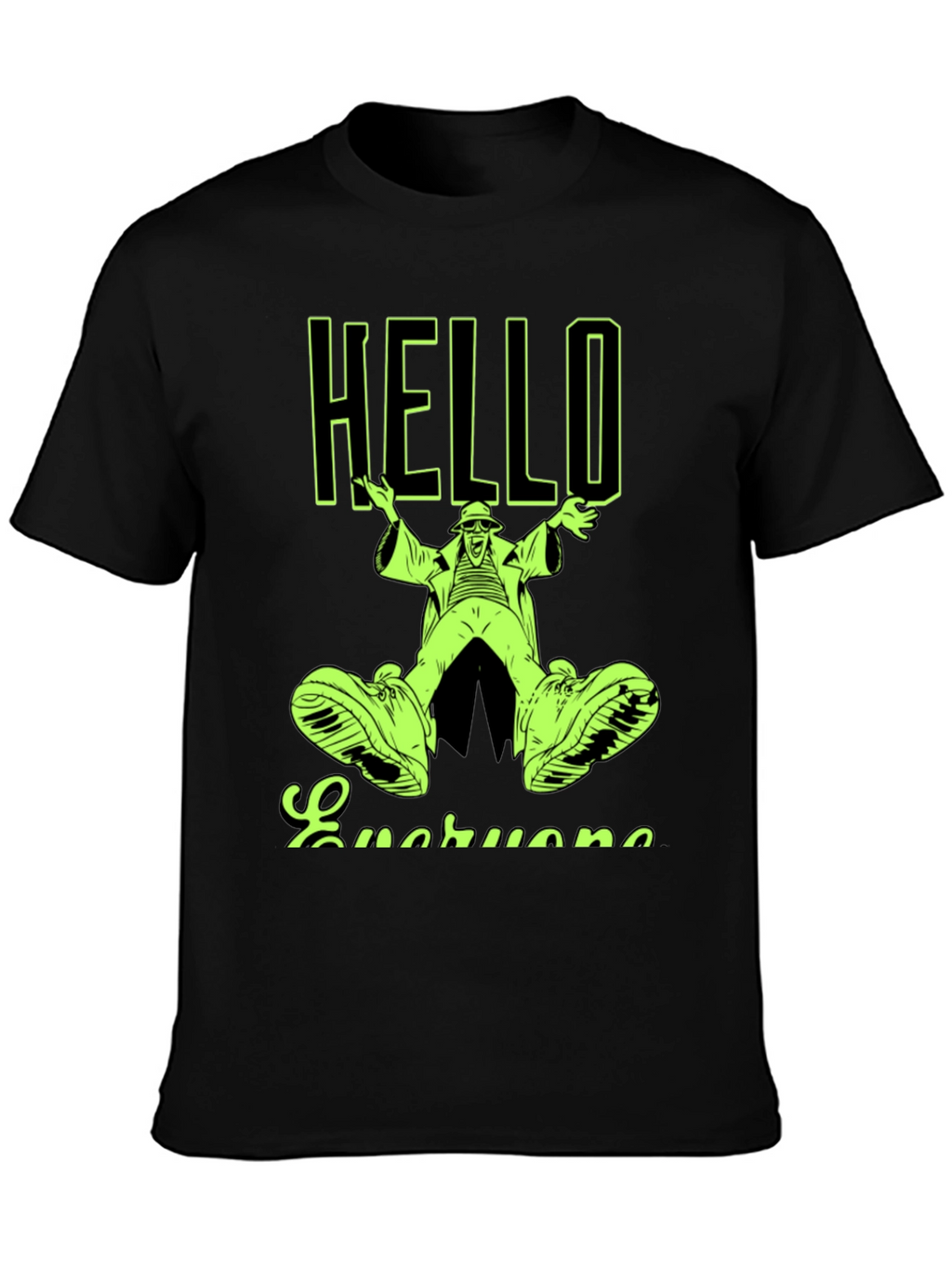 Hello Everyone Novelty Graphic T-Shirt