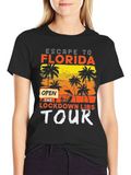 Escape to Florida Lockdown Libs Tour T-Shirt