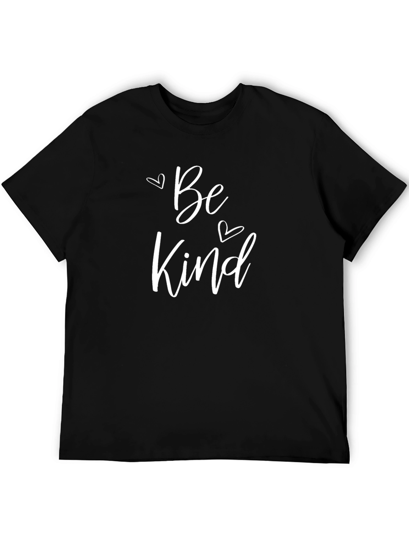 Be Kind Graphic Tee - Soft Black T-Shirt