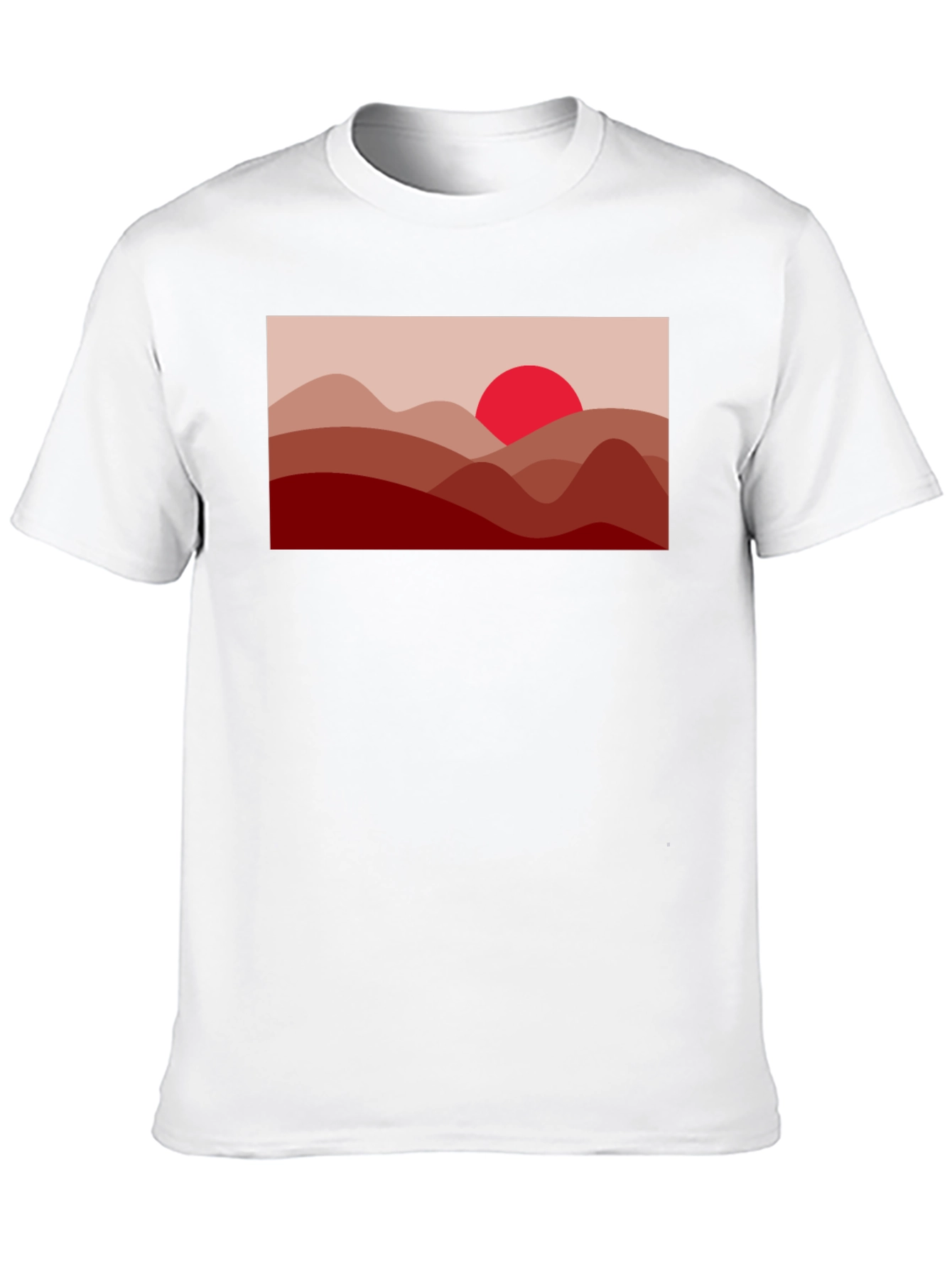 Sunset Mountain T-Shirt - Stylish Graphic Tee