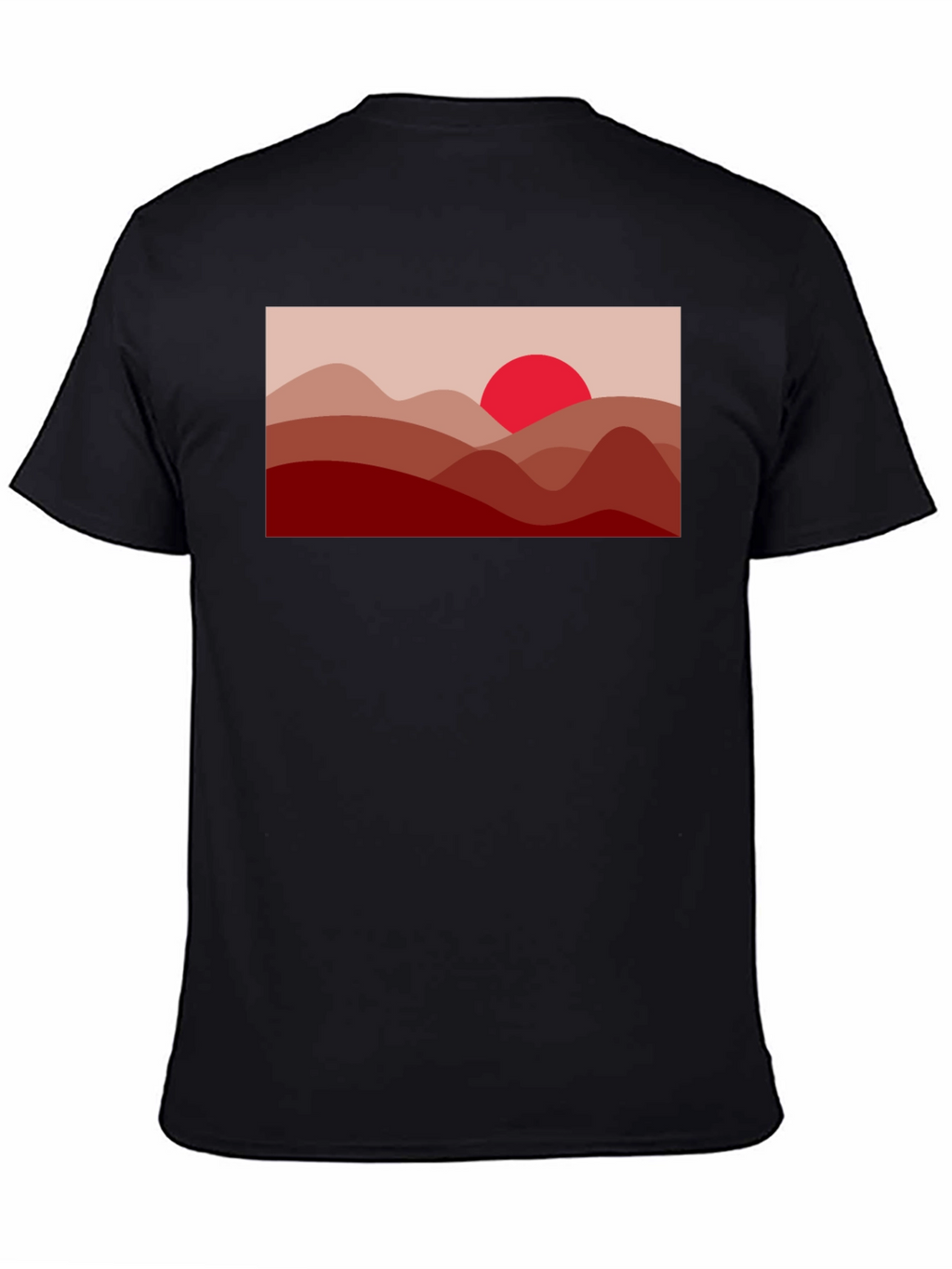 Sunset Mountain T-Shirt - Stylish Graphic Tee