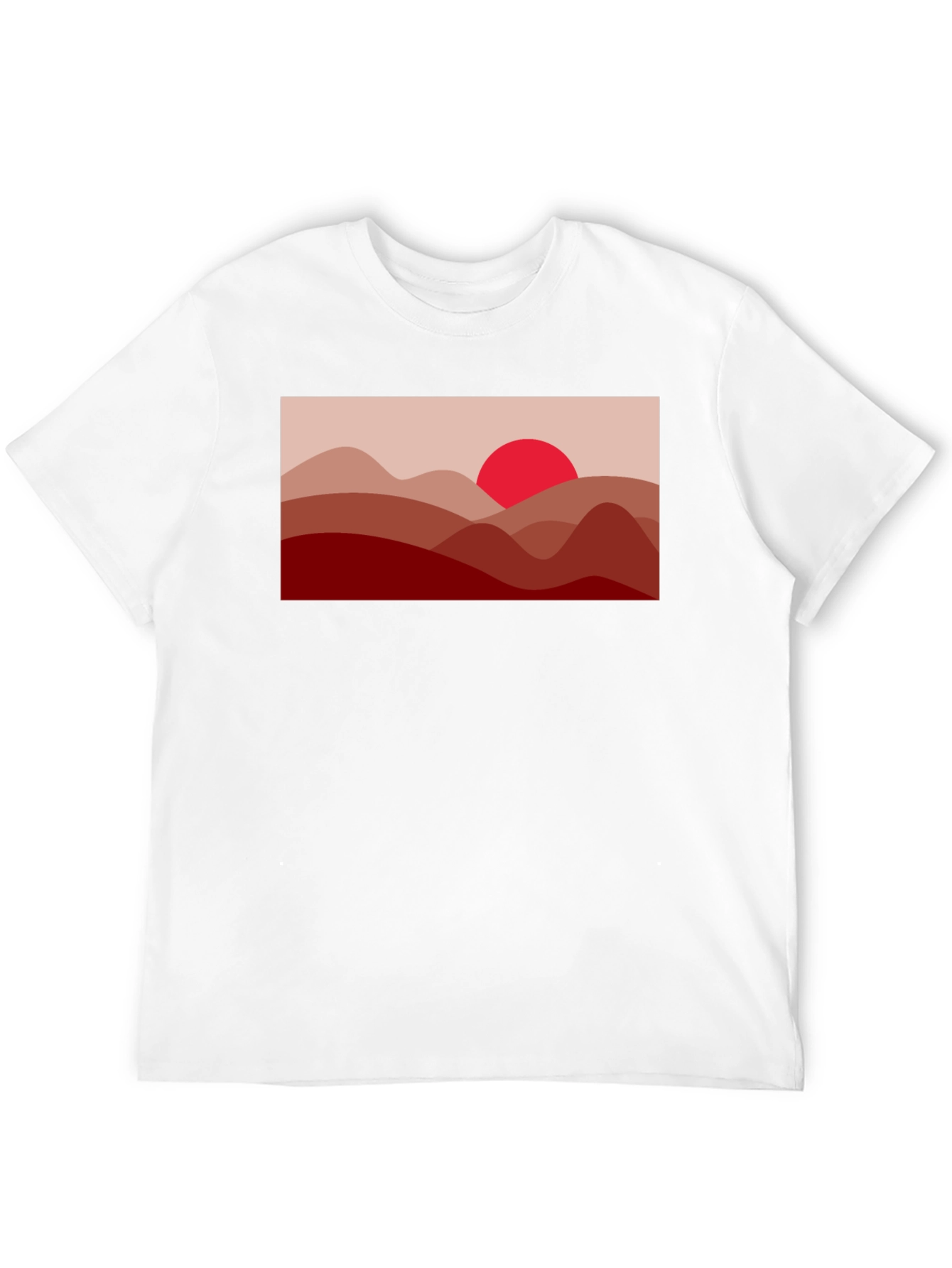 Sunset Mountain T-Shirt - Stylish Graphic Tee