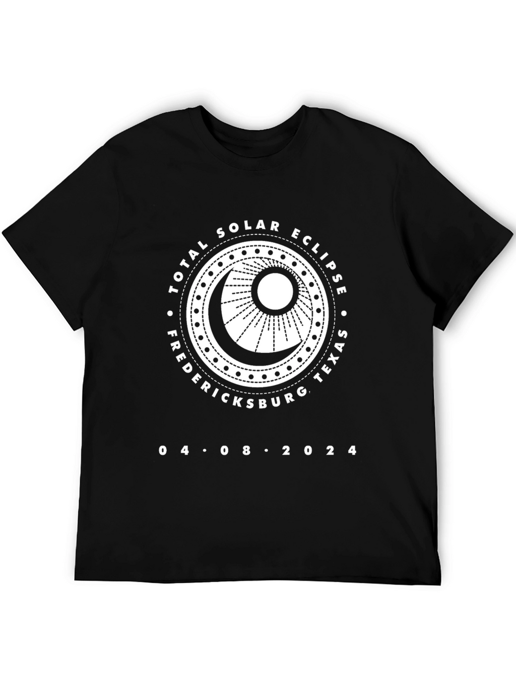 Total Solar Eclipse Fredericksburg Texas T-Shirt