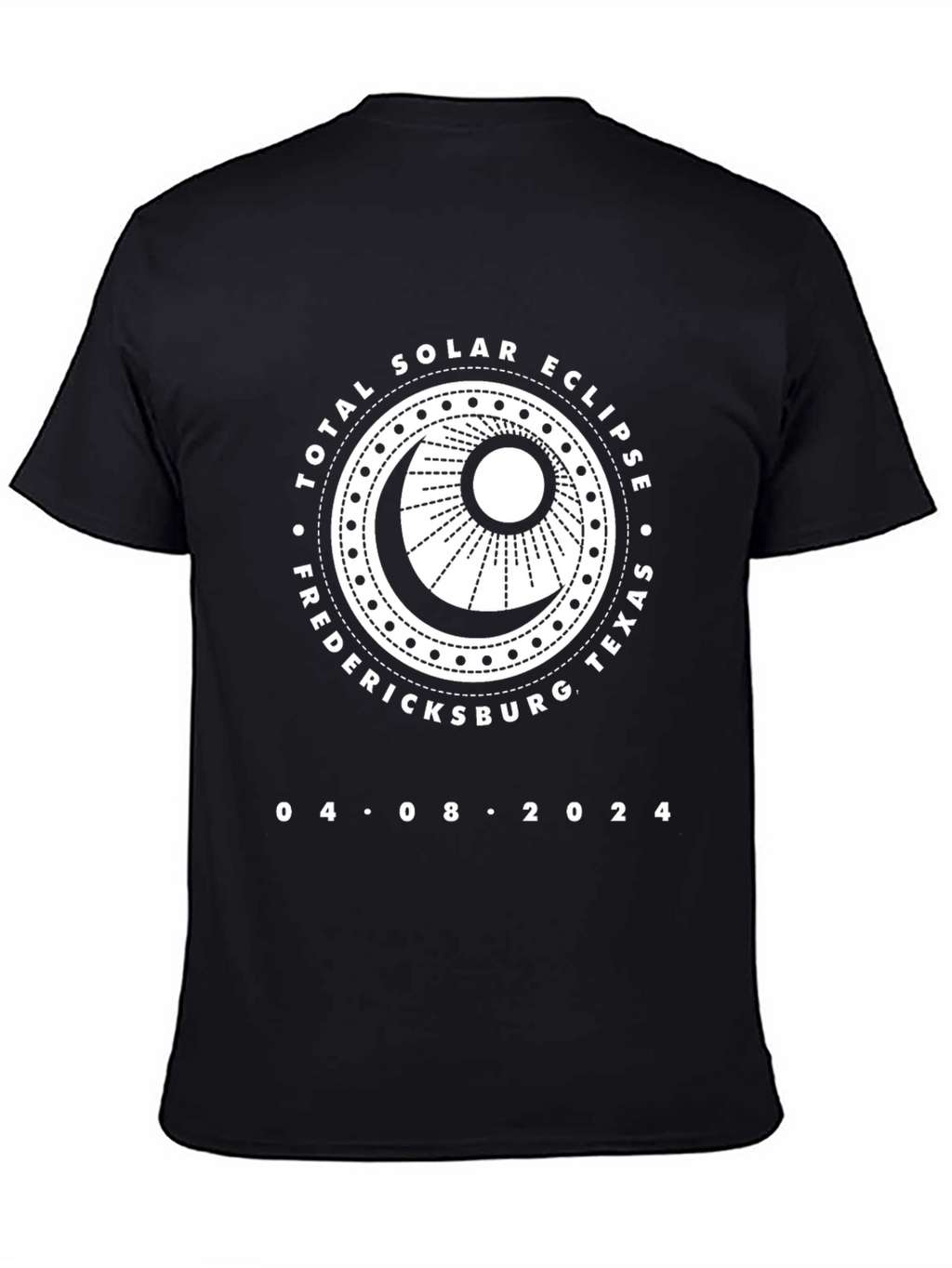 Total Solar Eclipse Fredericksburg Texas T-Shirt