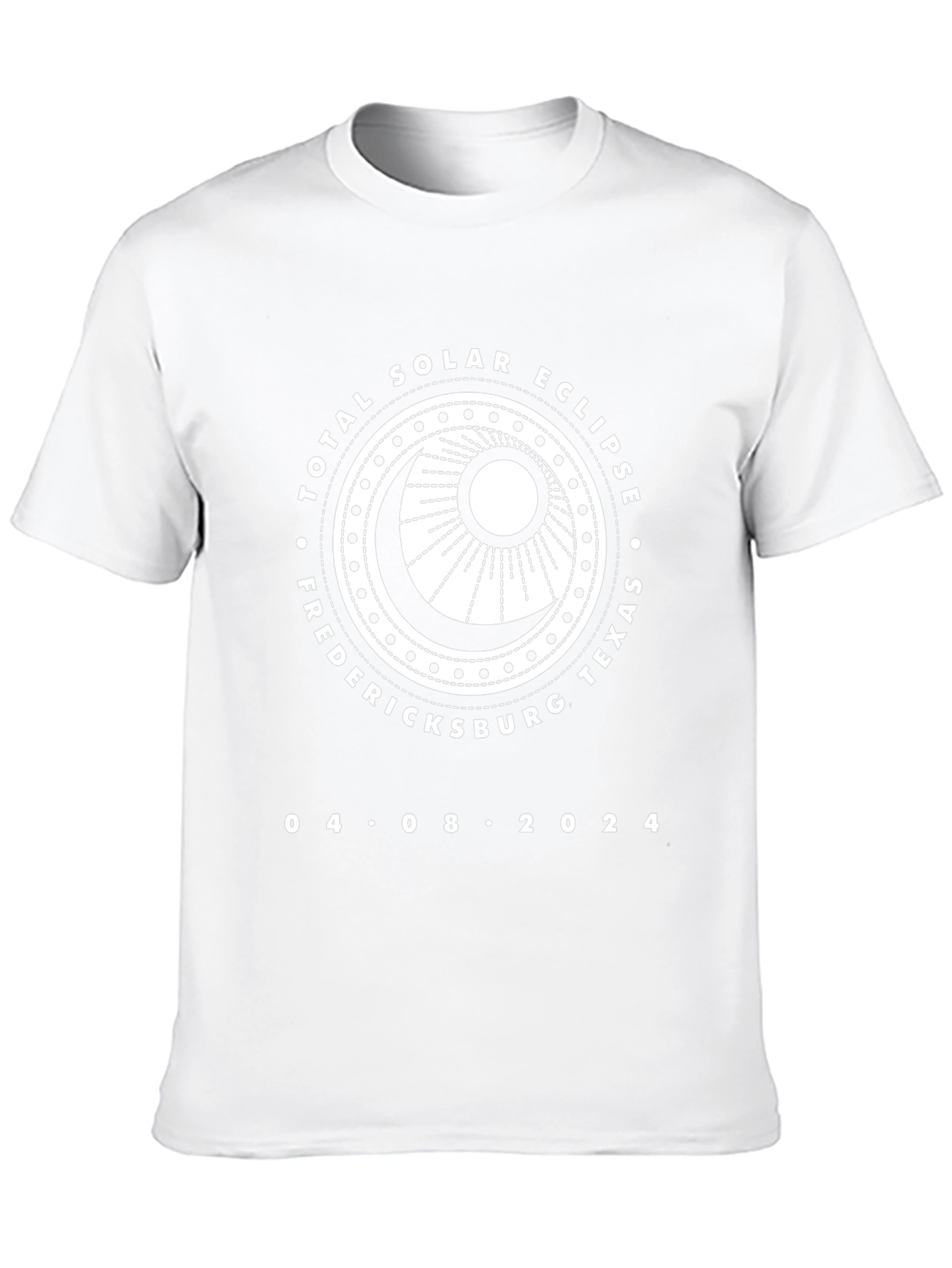 Total Solar Eclipse Fredericksburg Texas T-Shirt