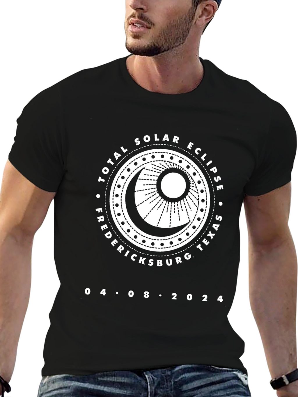 Total Solar Eclipse Fredericksburg Texas T-Shirt