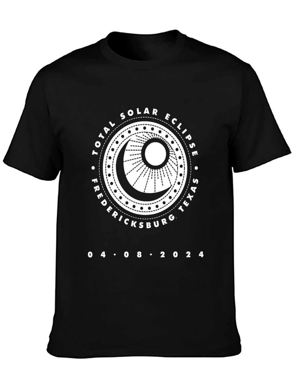 Total Solar Eclipse Fredericksburg Texas T-Shirt