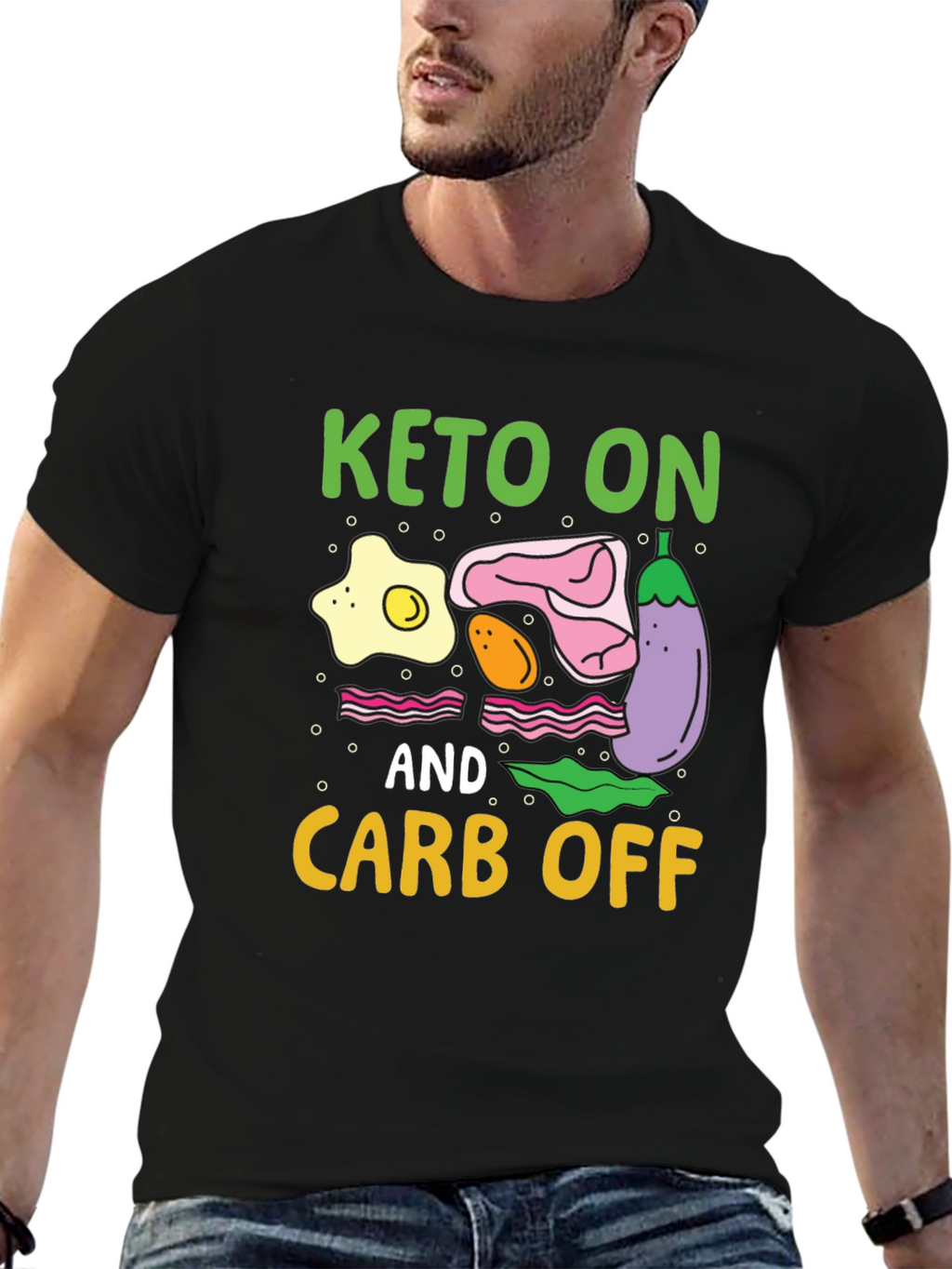 Keto On Carb Off Graphic Tee