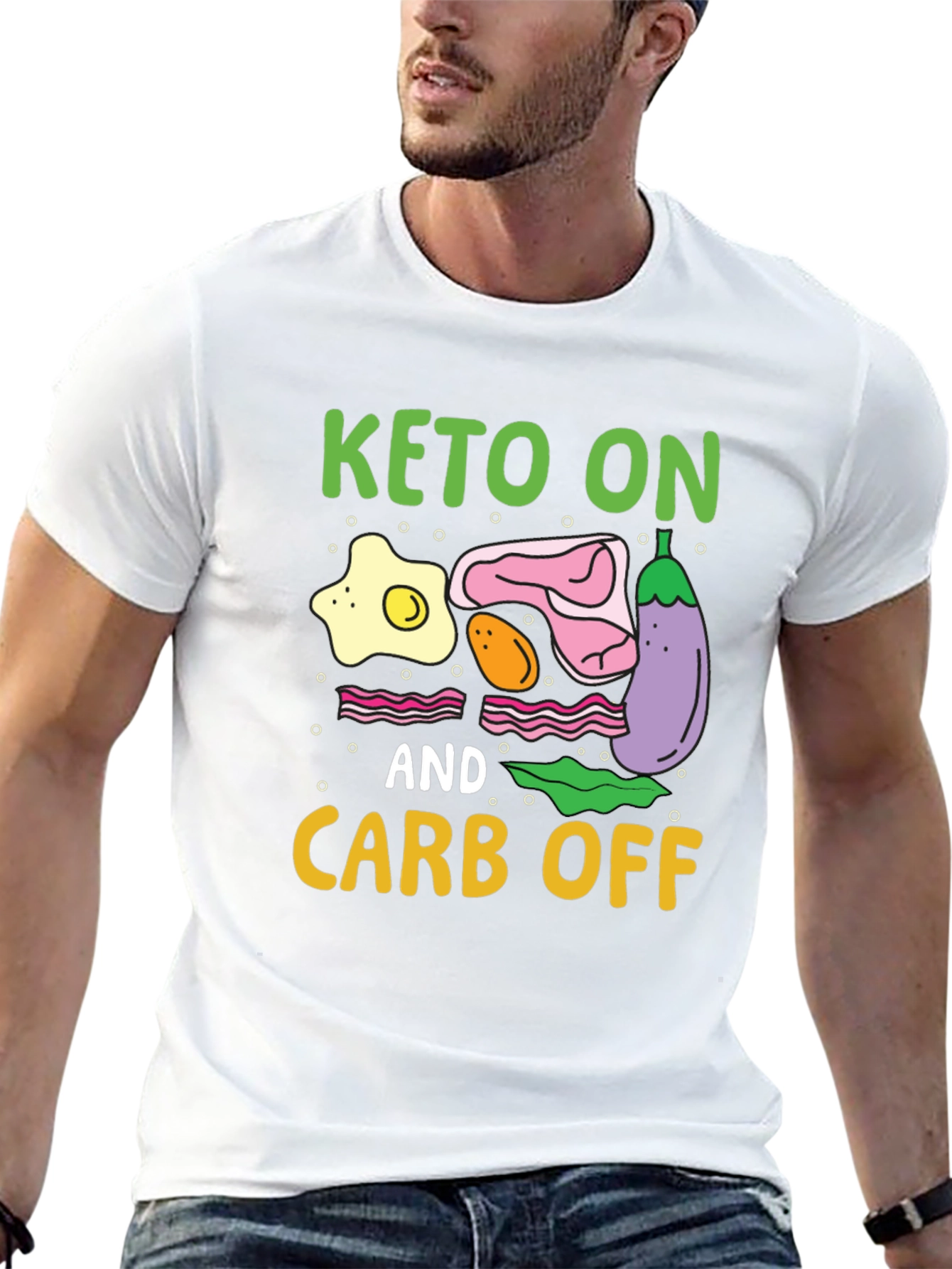 Keto On Carb Off Graphic Tee