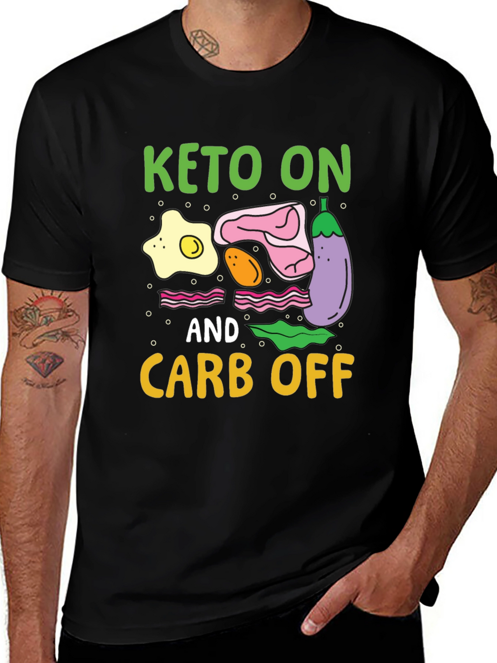 Keto On Carb Off Graphic Tee