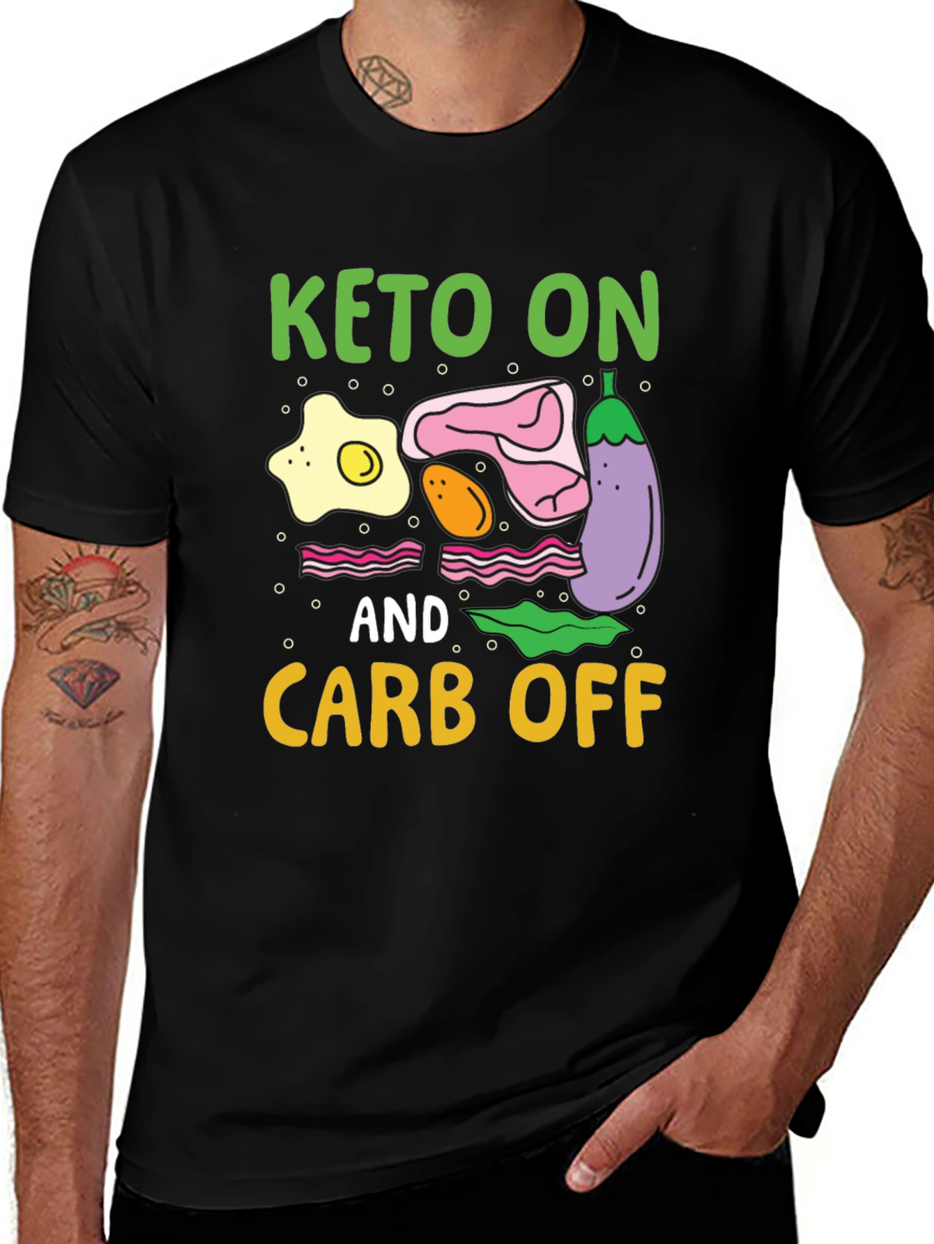 Keto On Carb Off Graphic Tee